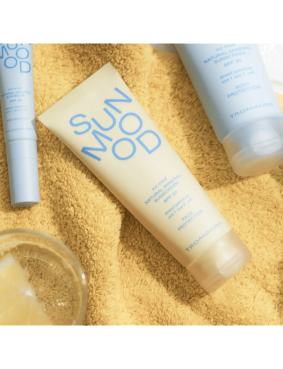 Tromborg - Sun Mood Natural Mineral Sunscreen Face SPF 30 - för ansiktet - clear - 1