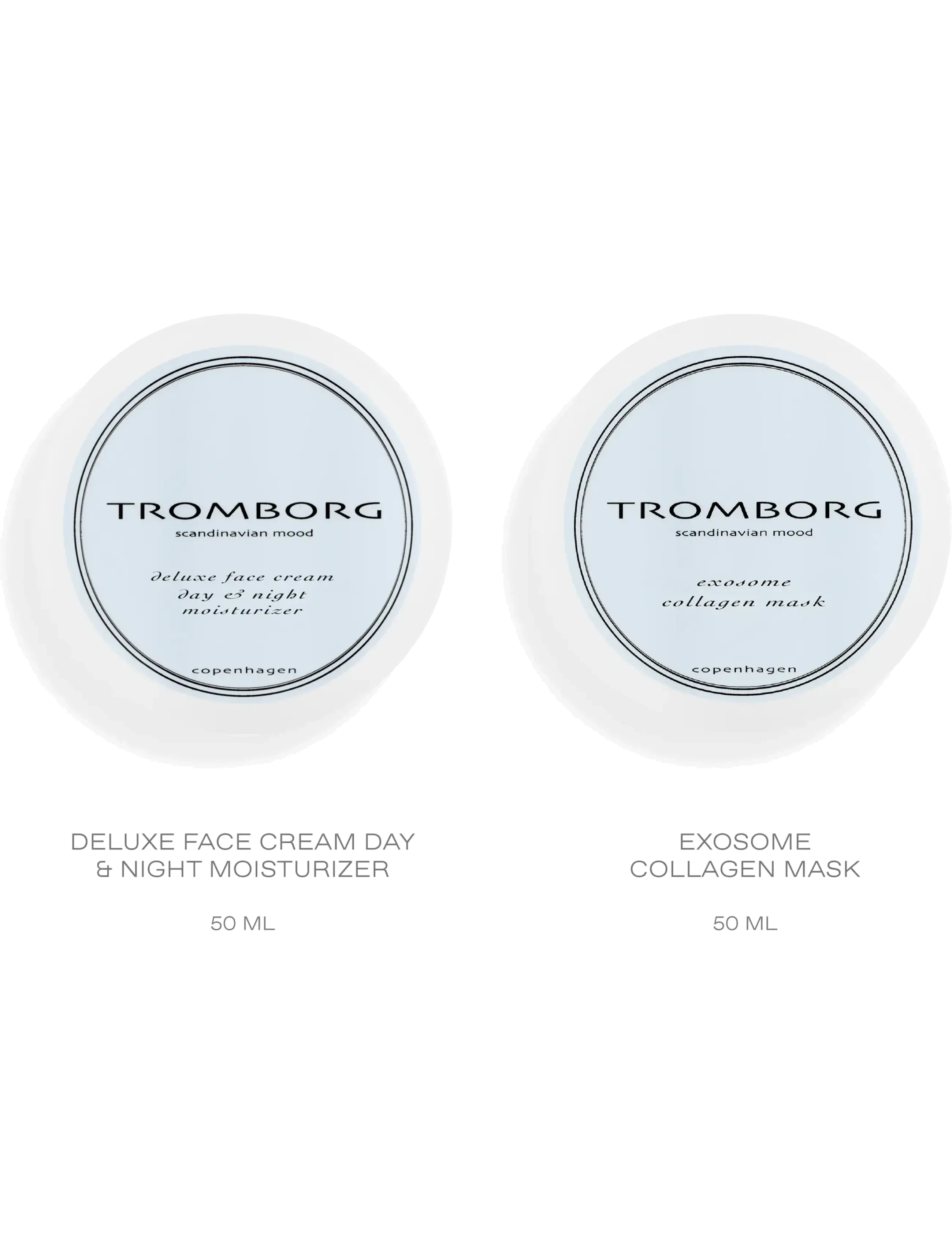 Tromborg - Deluxe Face Cream & Exosome Mask Gaveæske 2026 - clear - 2