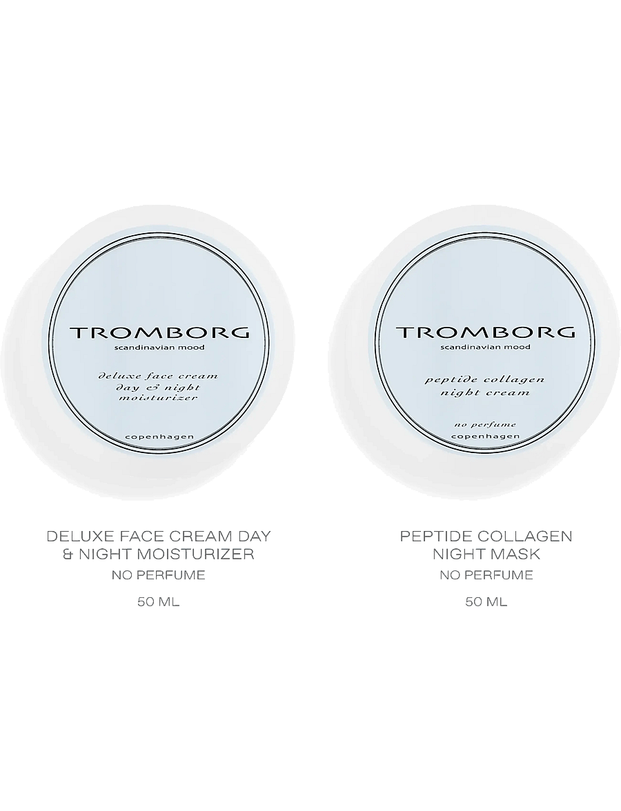 Tromborg - No Perfume Deluxe Face Cream & Peptide Cream Gaveæske 2026 - clear - 2