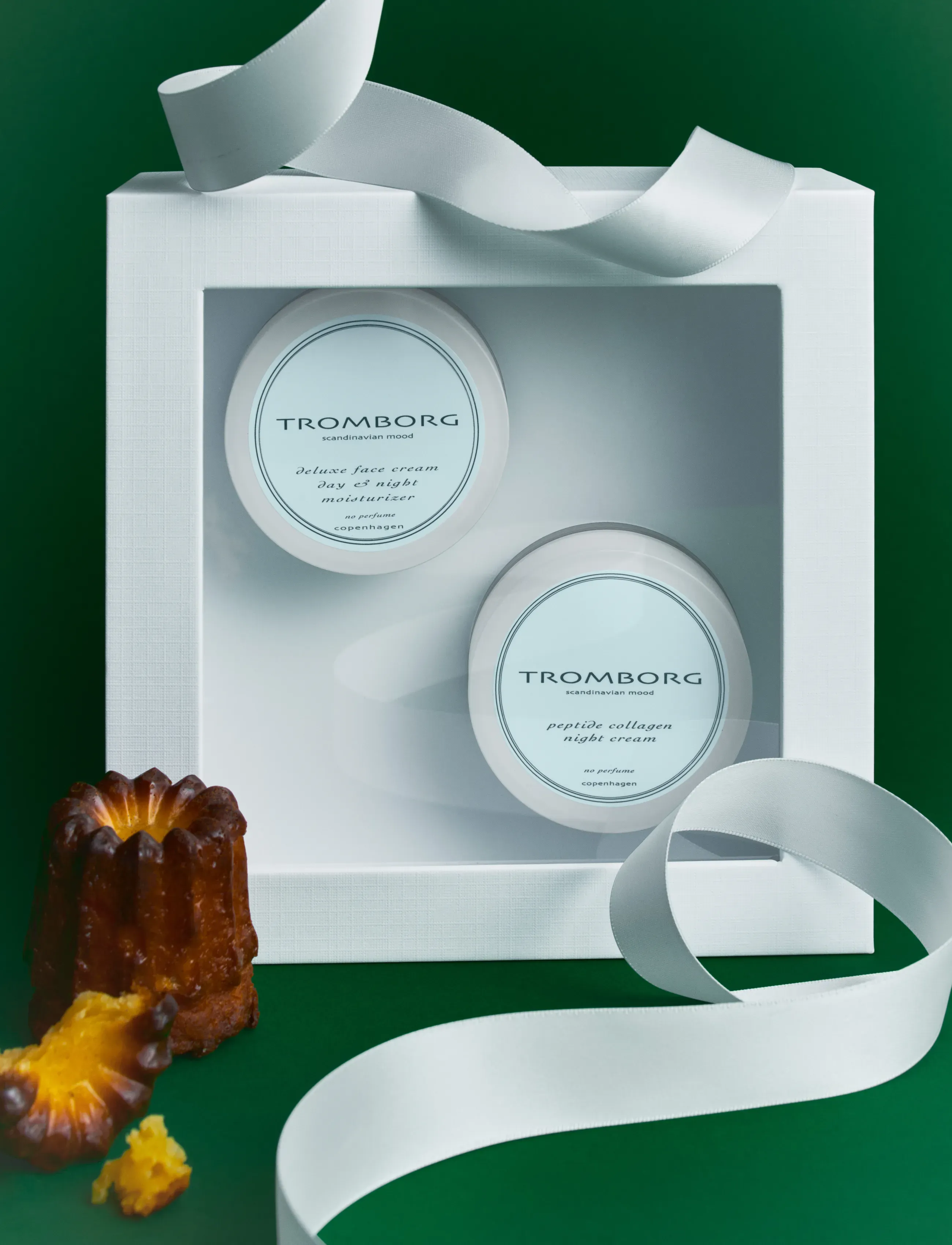 Tromborg - No Perfume Deluxe Face Cream & Peptide Cream Gaveæske 2026 - clear - 0