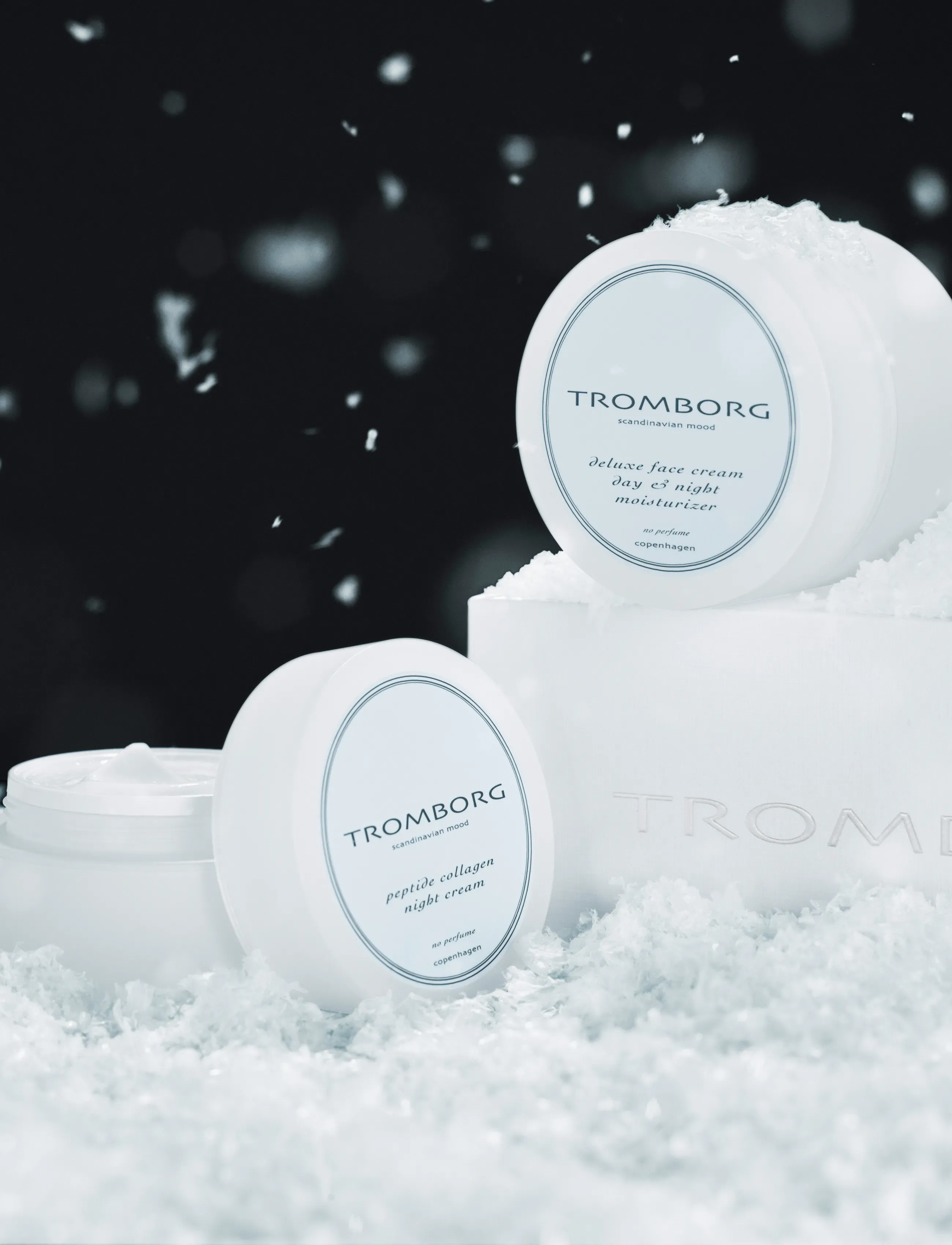 Tromborg - No Perfume Deluxe Face Cream & Peptide Cream Gaveæske 2026 - clear - 4