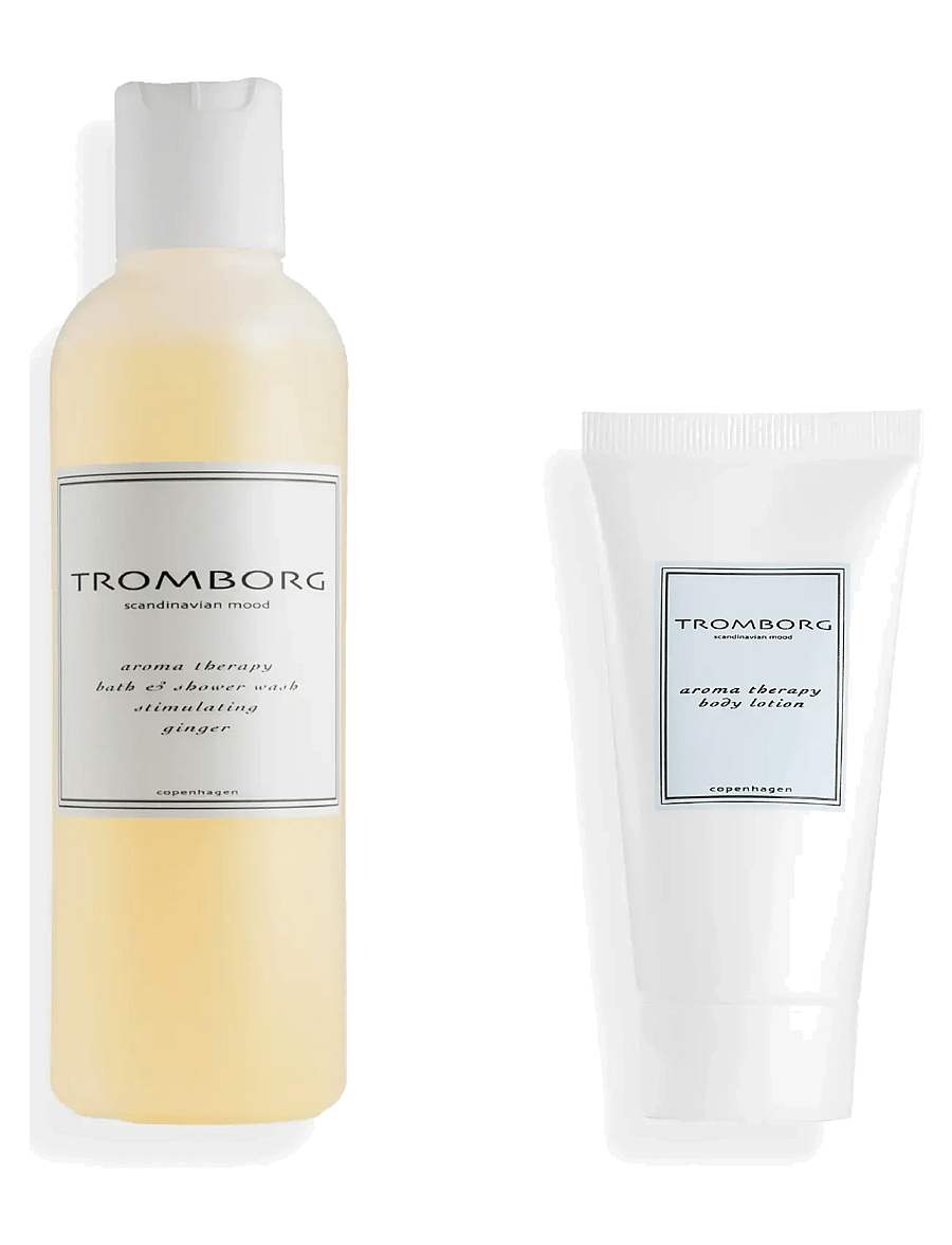 Tromborg - Aroma Therapy Bath & Shower Ginger Gavesæt 2026 - duschgel & duscholjor - clear - 2