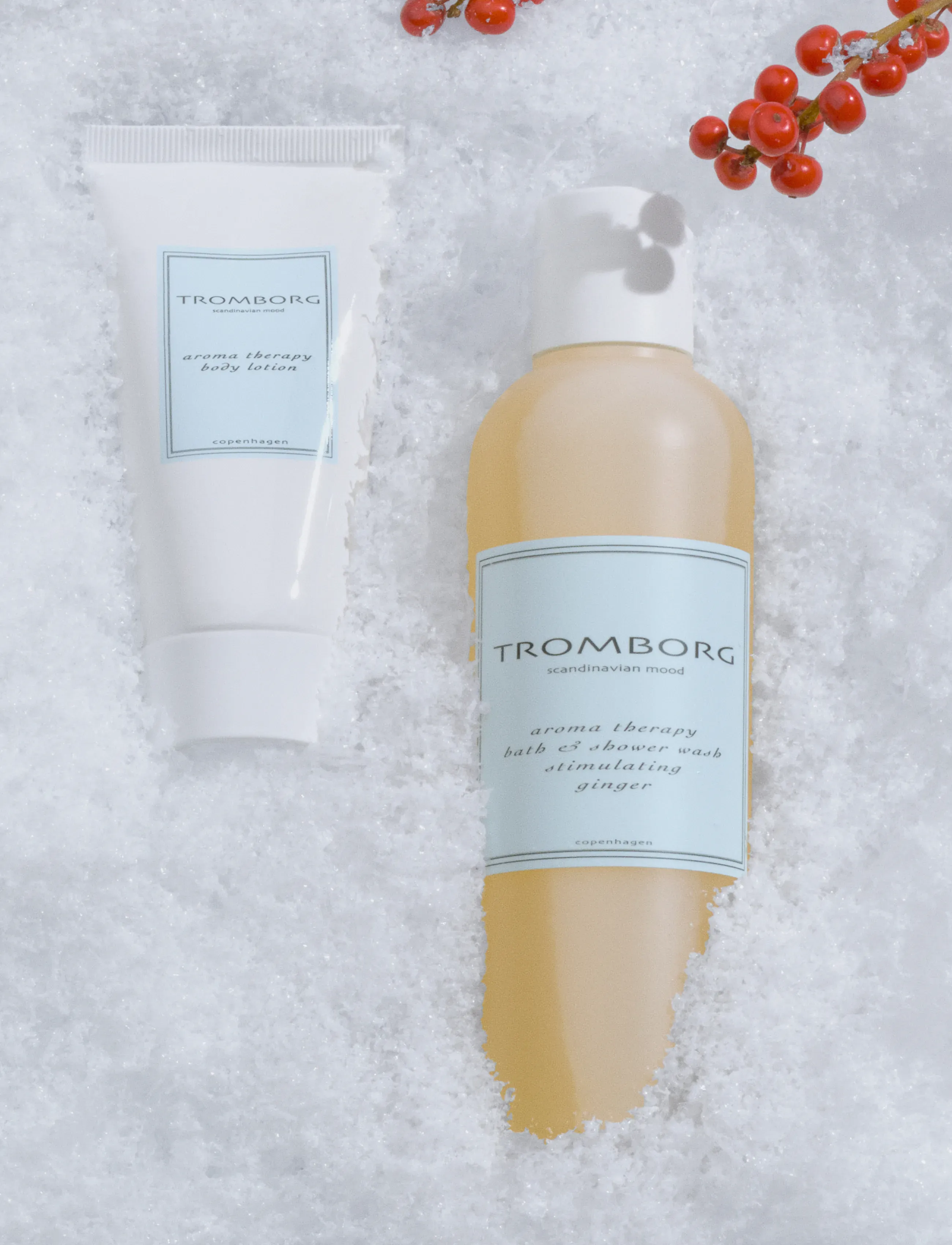 Tromborg - Aroma Therapy Bath & Shower Ginger Gavesæt 2026 - duschgel & duscholjor  - clear - 3