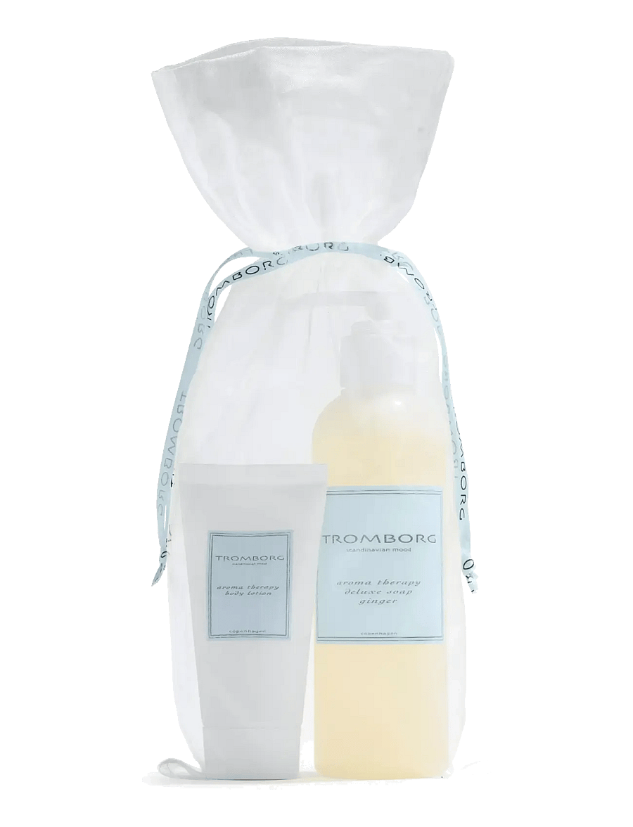 Tromborg - Aroma Therapy Deluxe Soap Ginger Gavesæt 2026 - duschgel & duscholjor - clear - 1