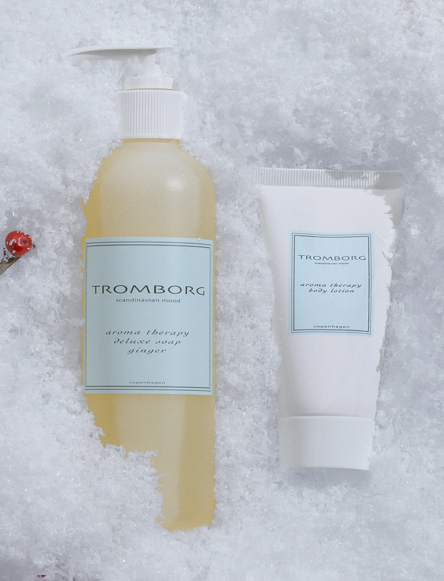 Tromborg - Aroma Therapy Deluxe Soap Ginger Gavesæt 2026 - duschgel & duscholjor - clear - 3