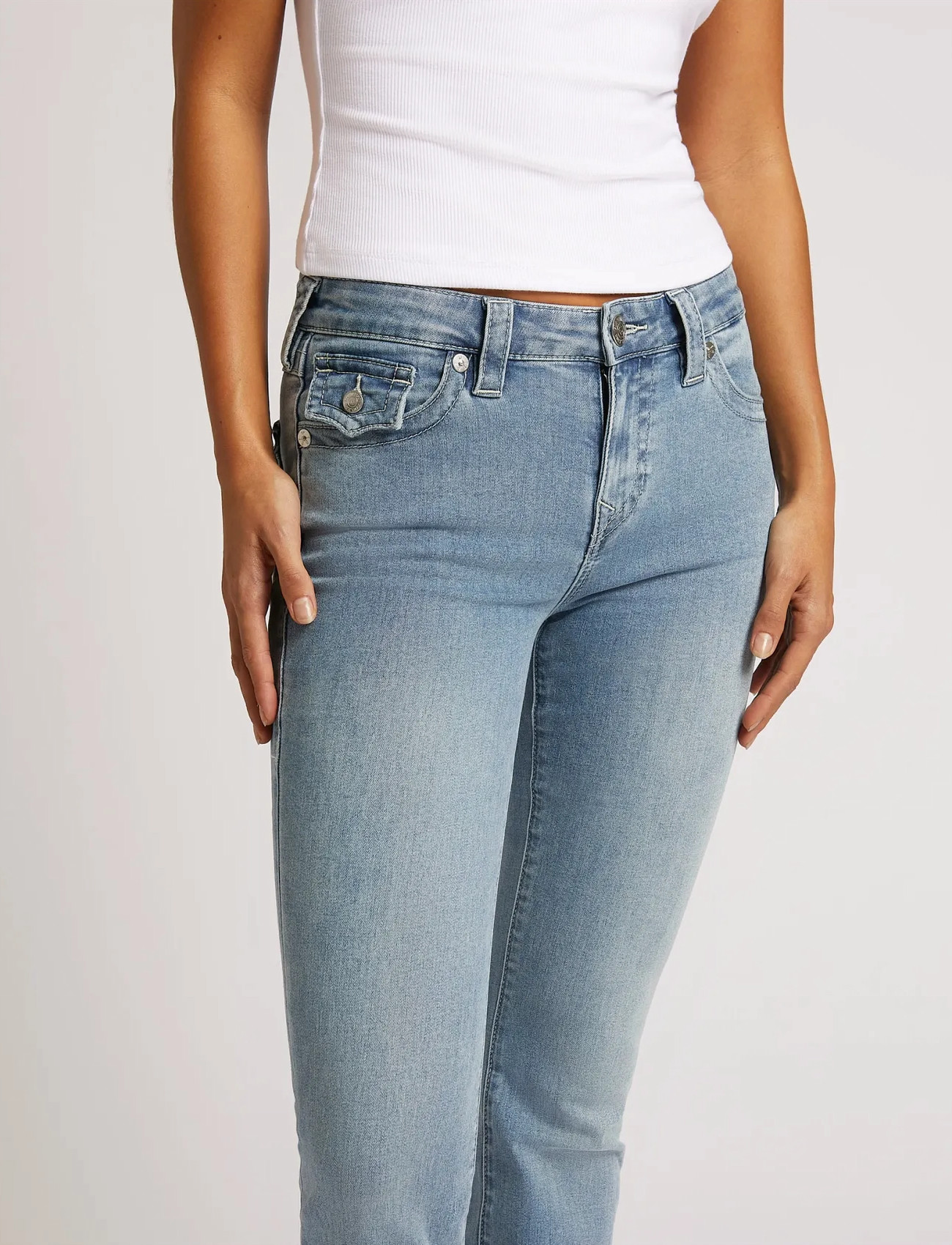 True Religion Becca Mid Rise Bootcut Flap jeans dam – bild 5