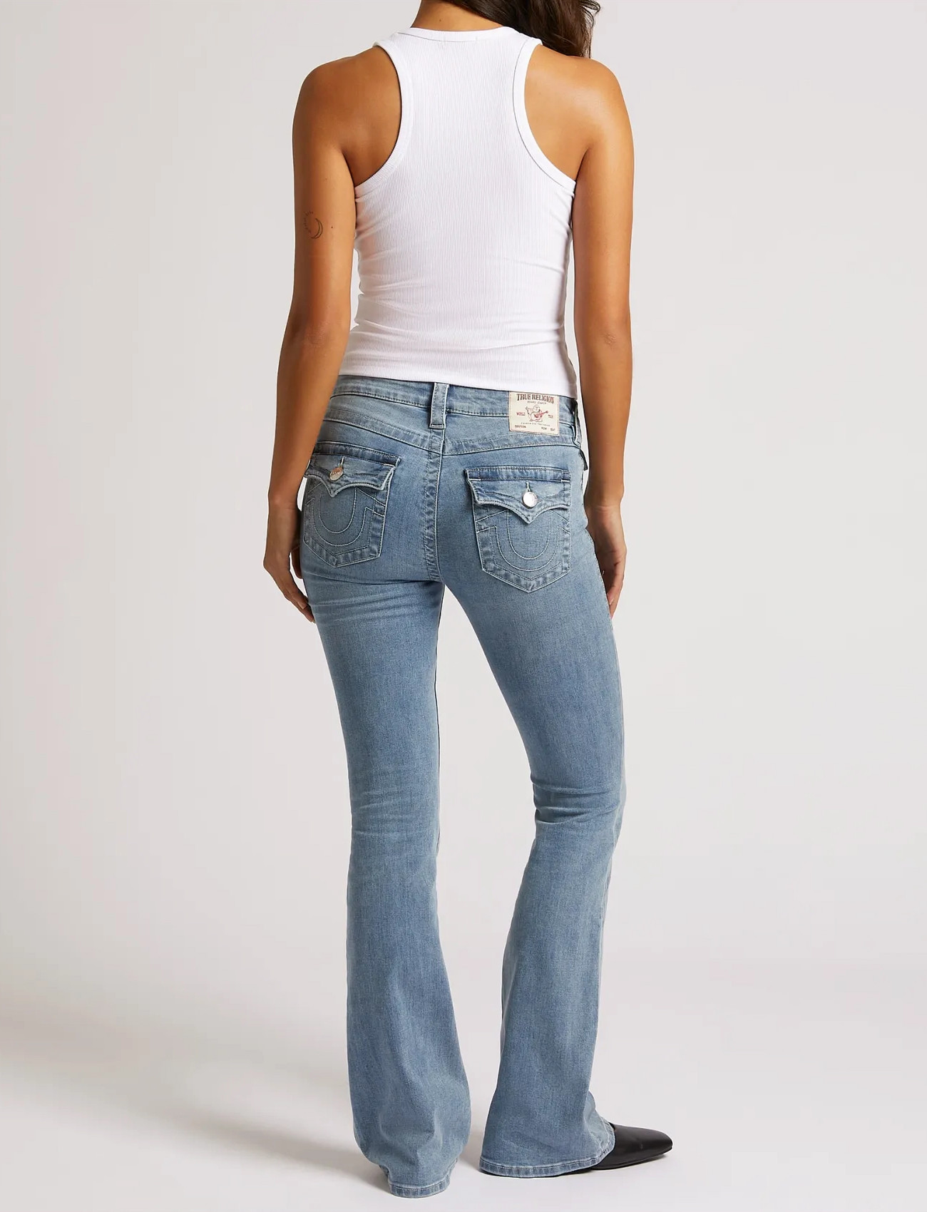 True Religion Becca Mid Rise Bootcut Flap jeans dam – bild 8