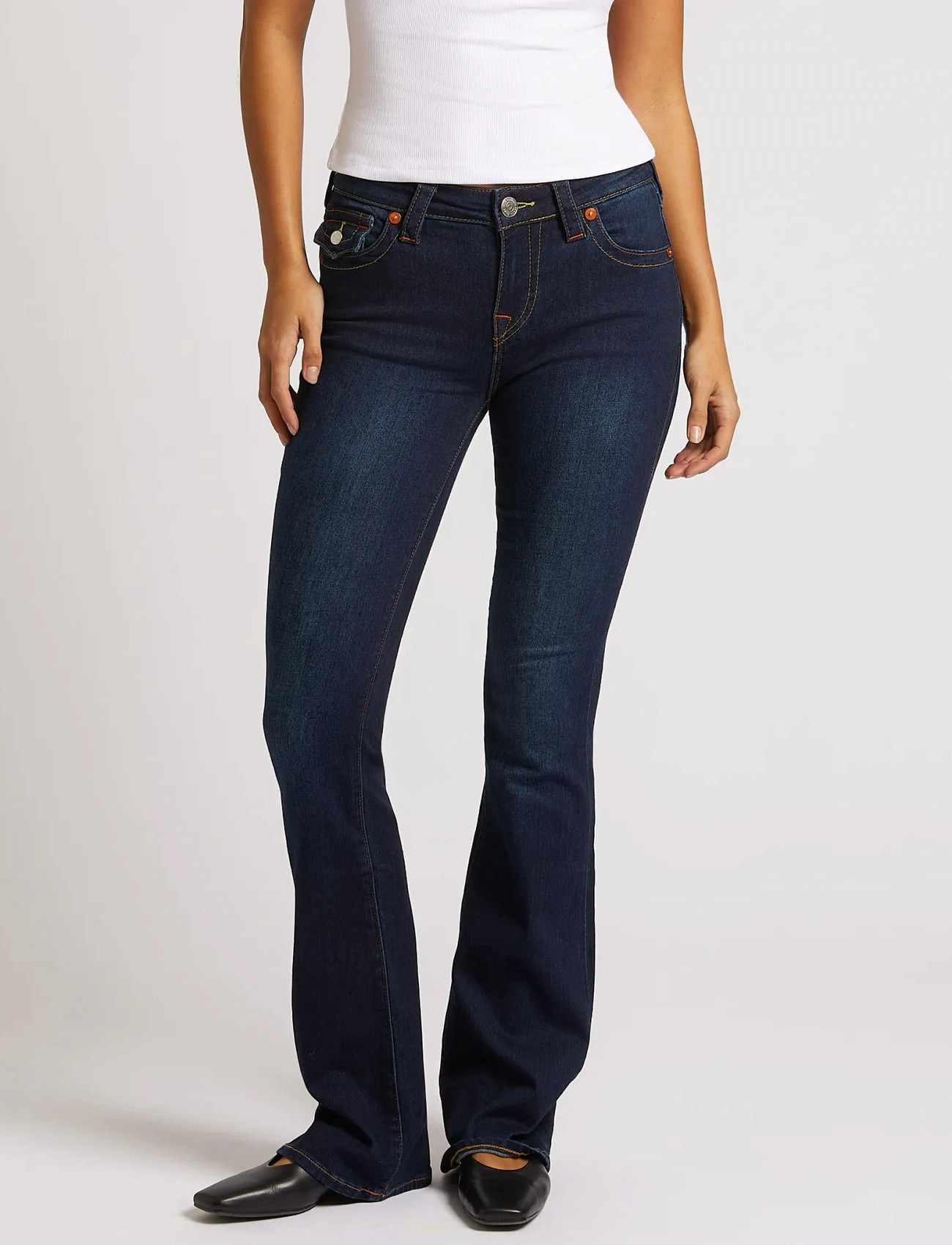 True Religion Becca Mid Rise Bootcut Flap jeans dam – bild 7