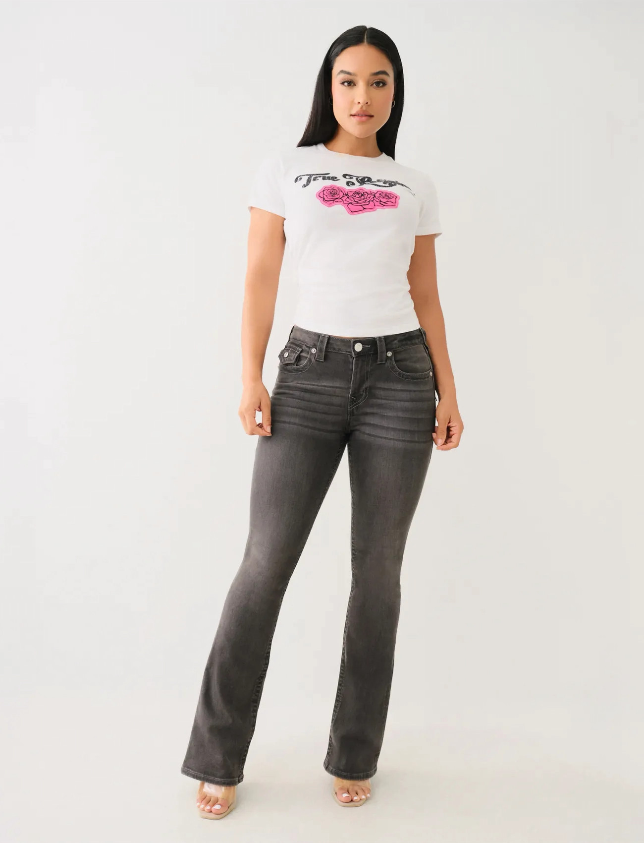 True Religion Becca Mr Bootcut Flap jeans dam – bild 6