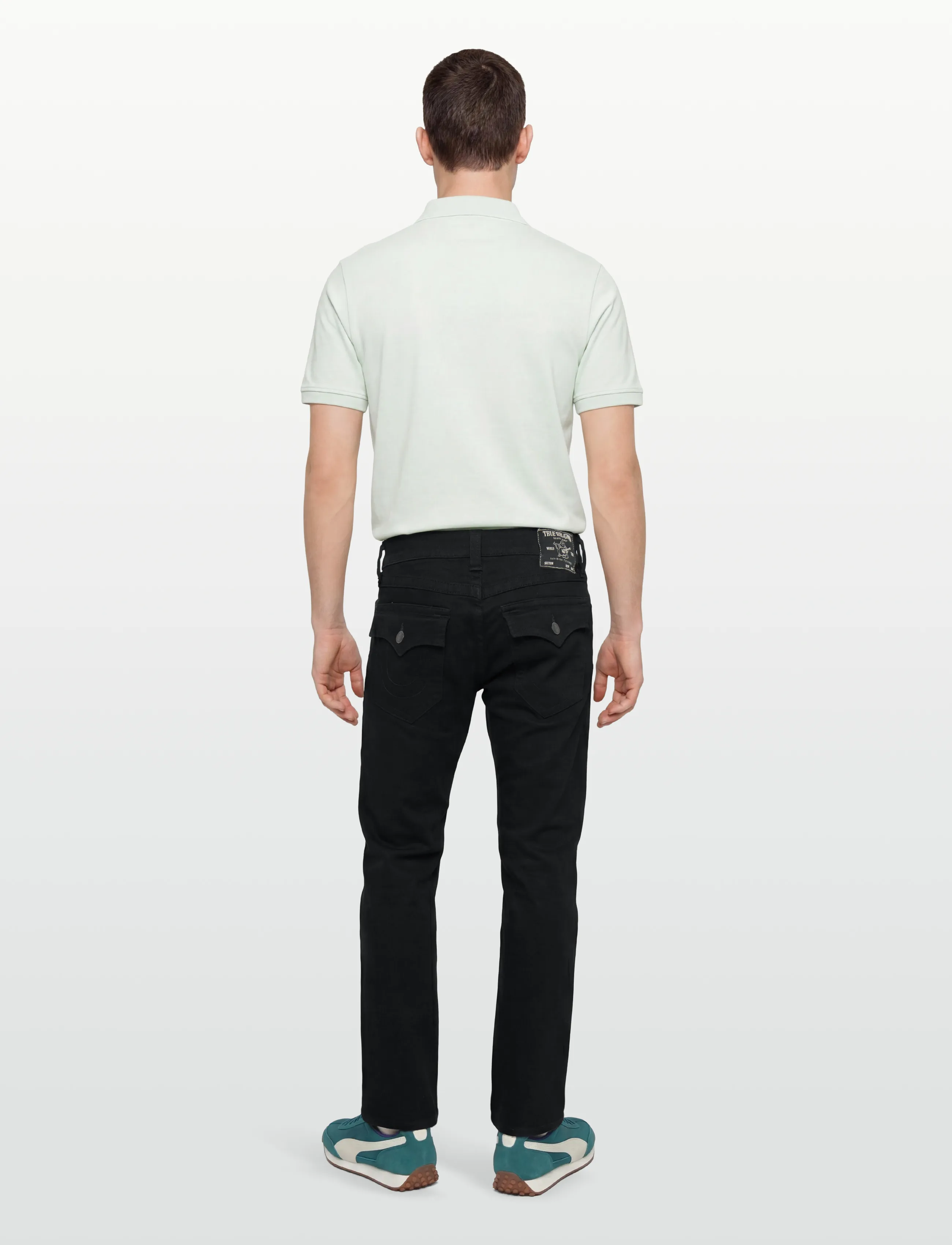 True Religion - RICKY FLAP SN 32 INSEAM - slim jeans - black - 4