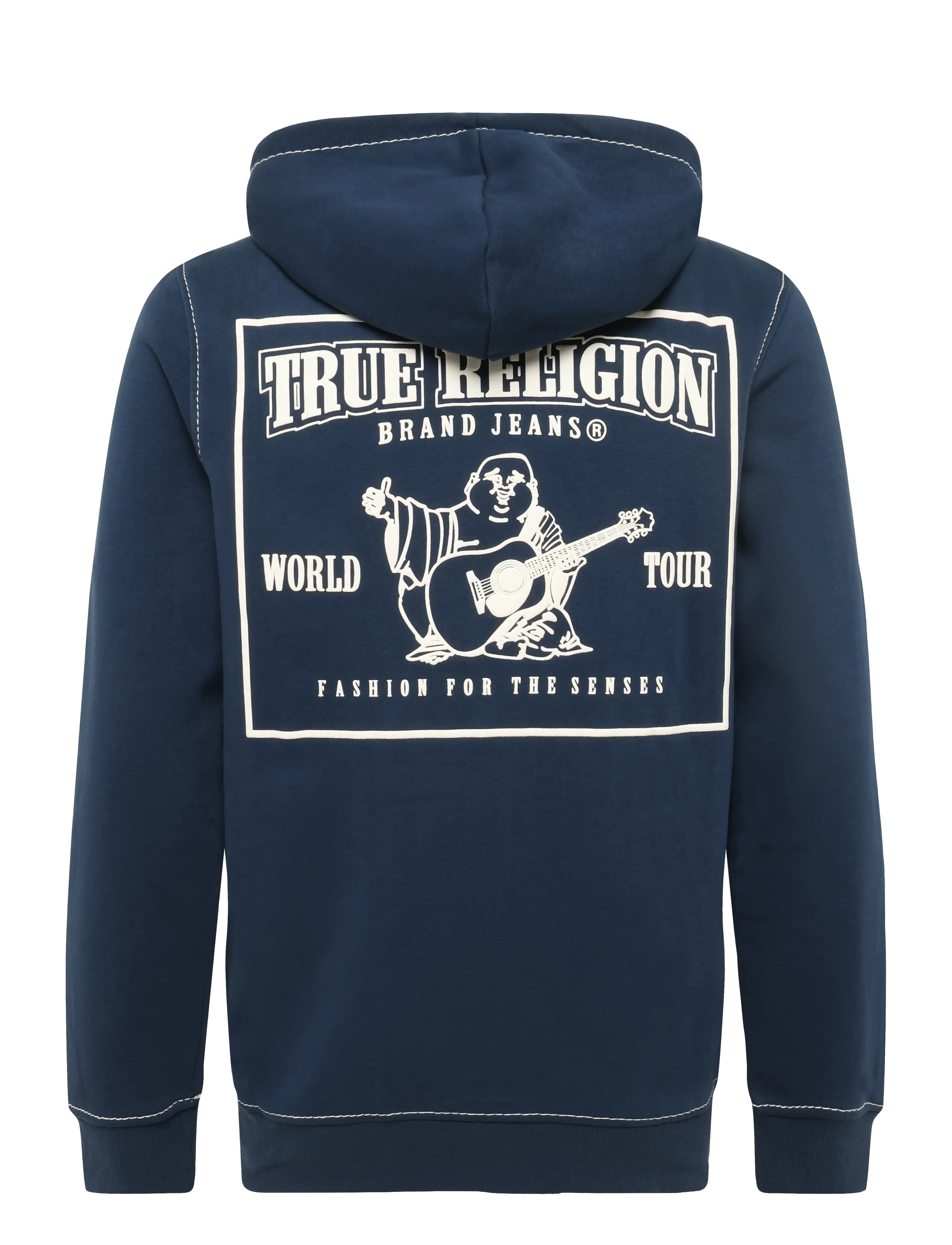 True Religion - BIG T ZIP UP HOODIE - hoodies - dress blue - 2