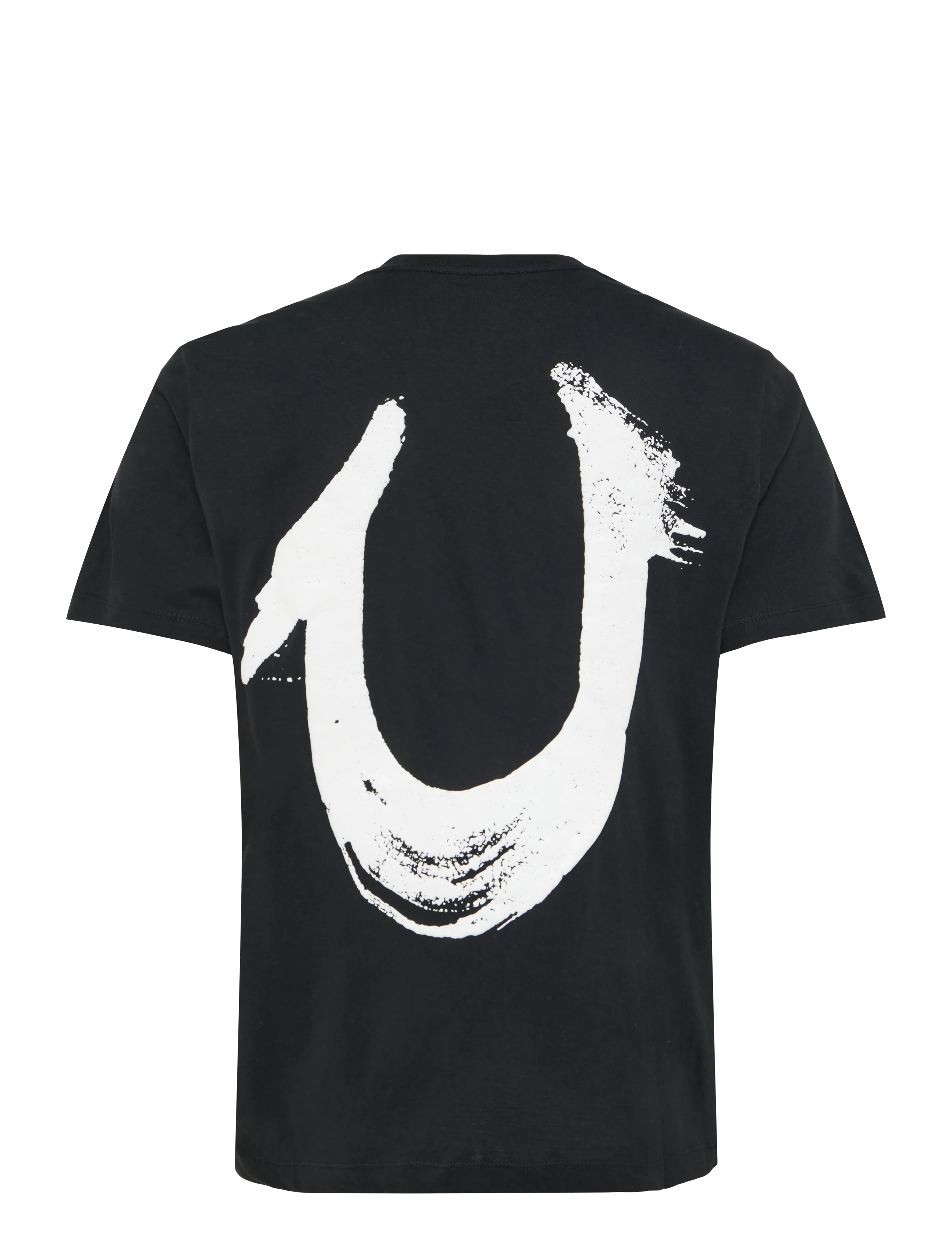 True Religion - RELAXED PAINTED HS TEE - black/white - 1