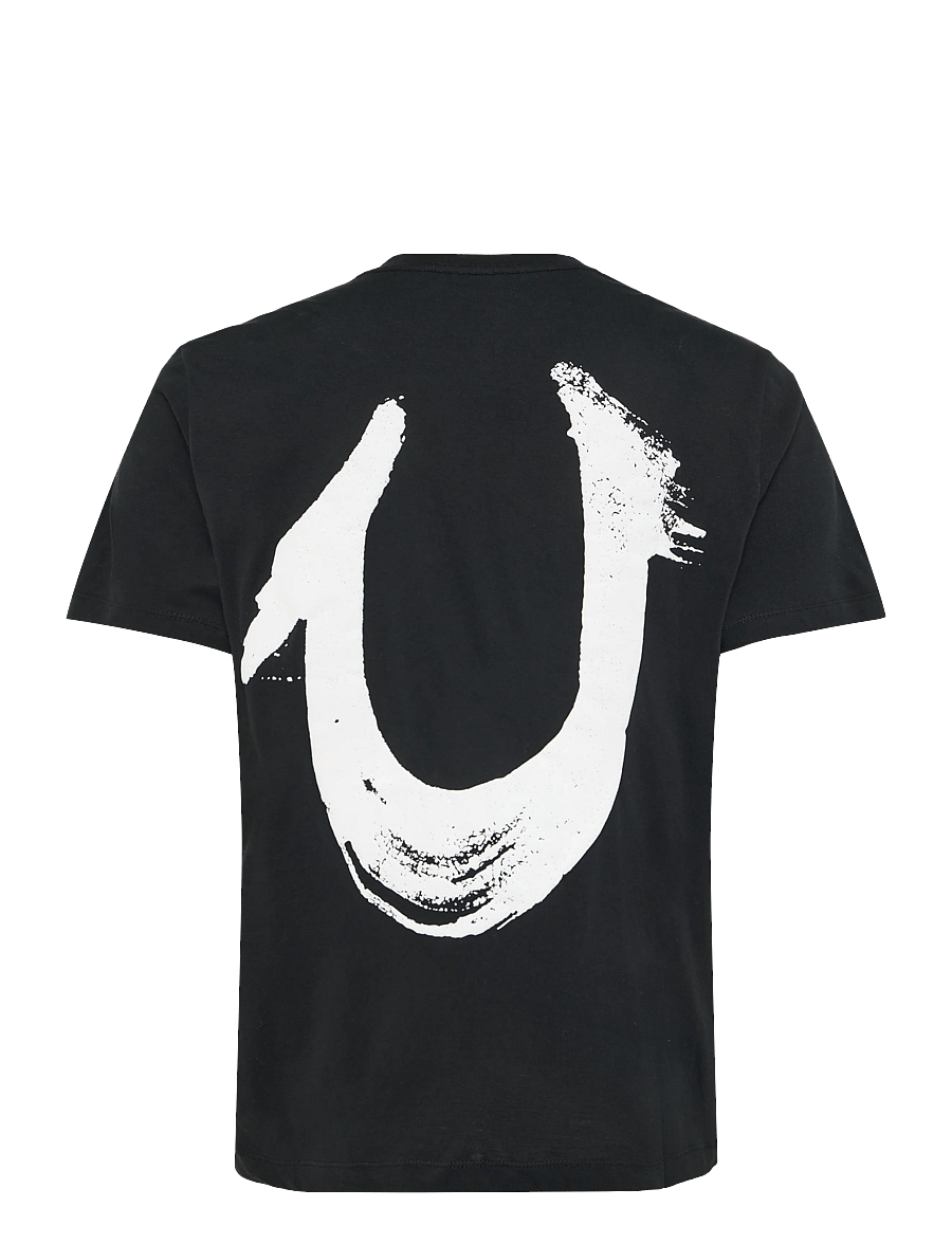 True Religion - RELAXED PAINTED HS TEE - t-krekli ar īsām piedurknēm - black/white - 1