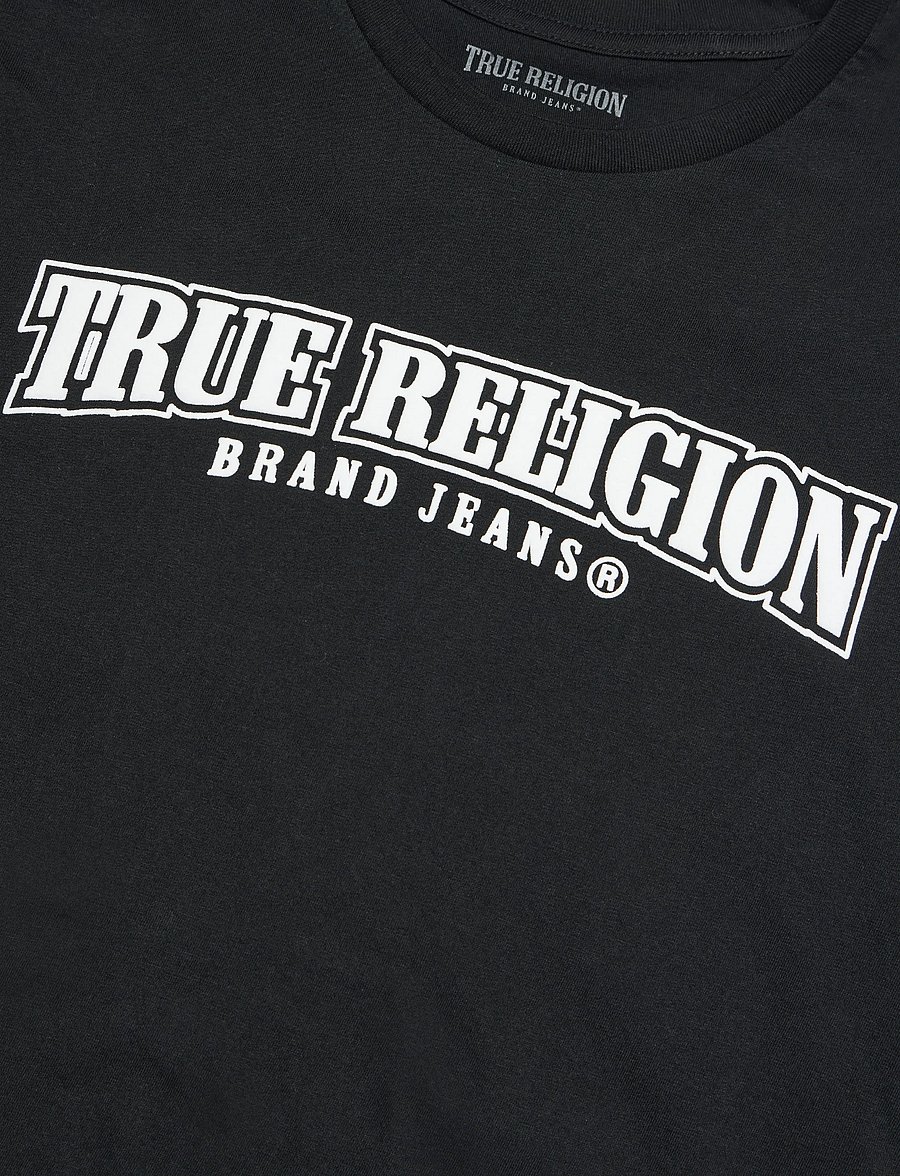 True Religion - RELAXED PAINTED HS TEE - t-krekli ar īsām piedurknēm - black/white - 2