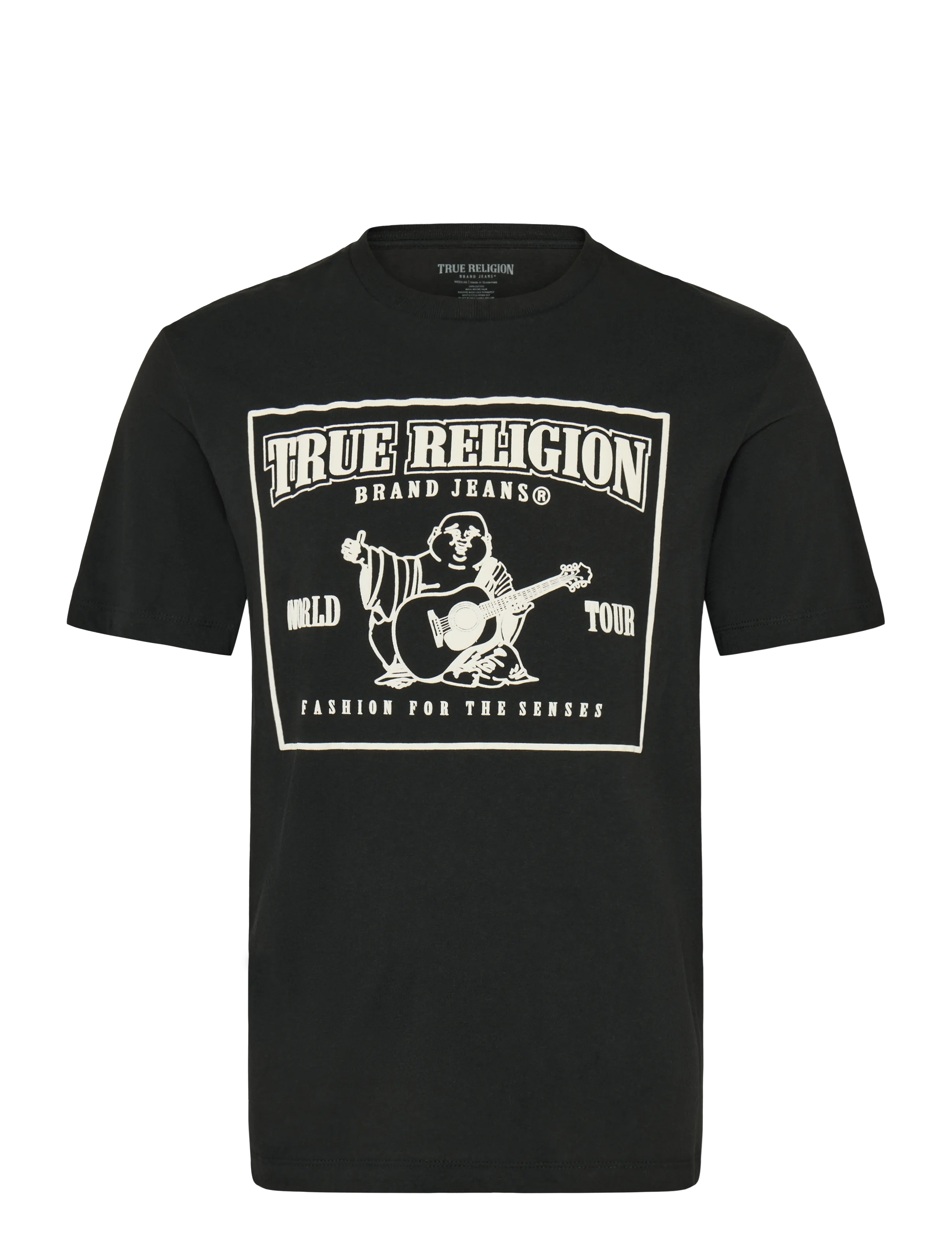 True Religion - SRS PUFF CREW TEE - black - 1