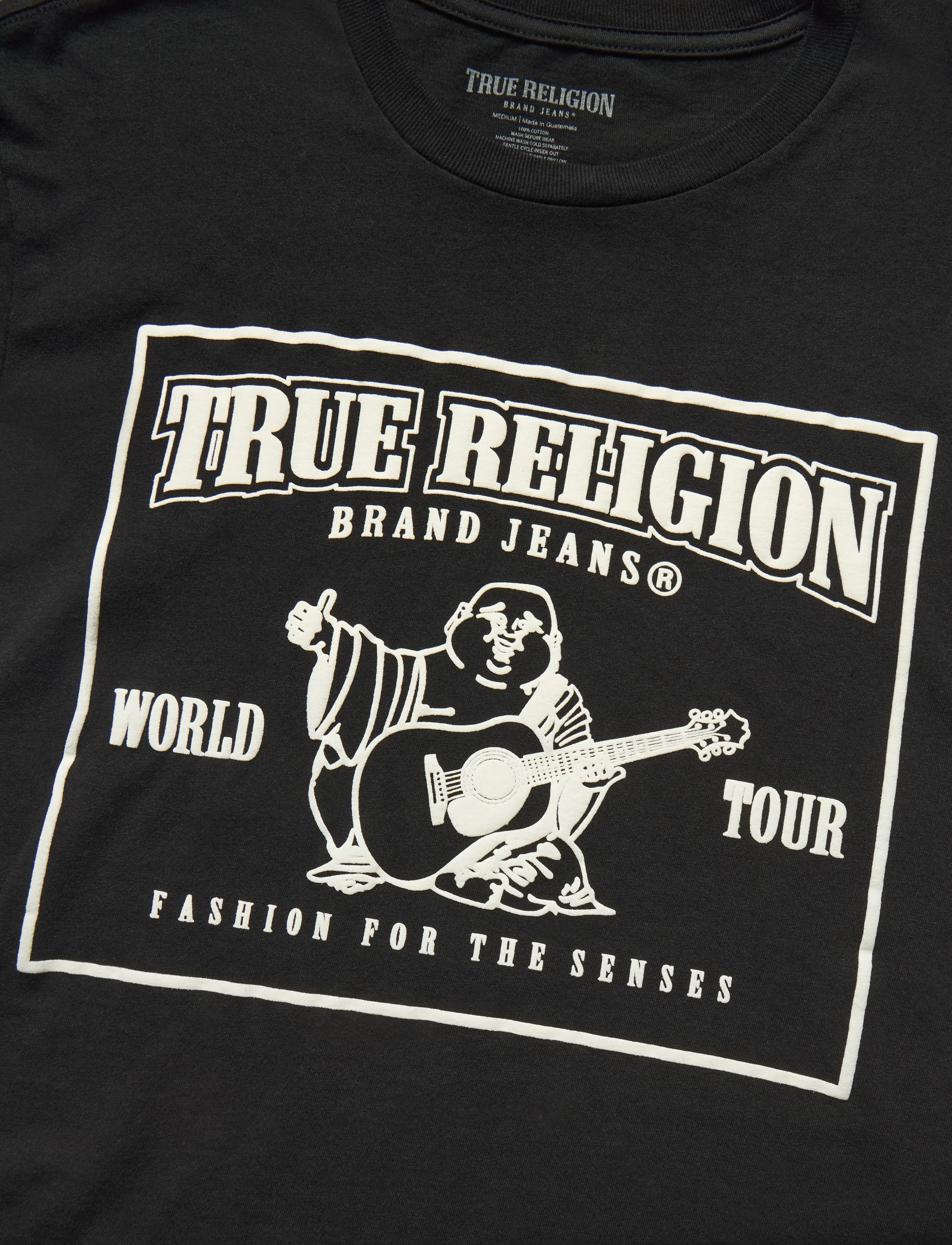 True Religion - SRS PUFF CREW TEE - black - 5