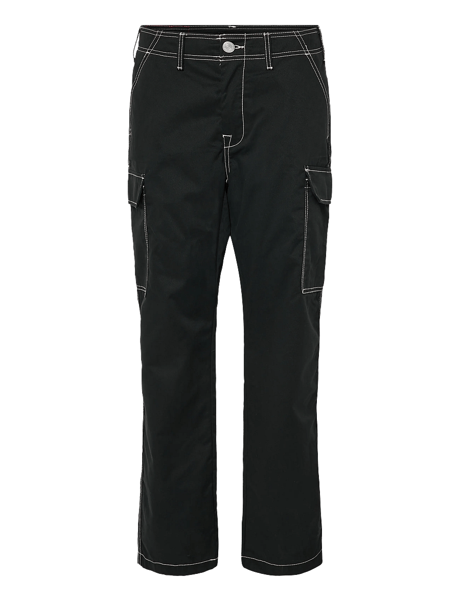 True Religion - CARGO PANTS - cargohose - jet black - 1