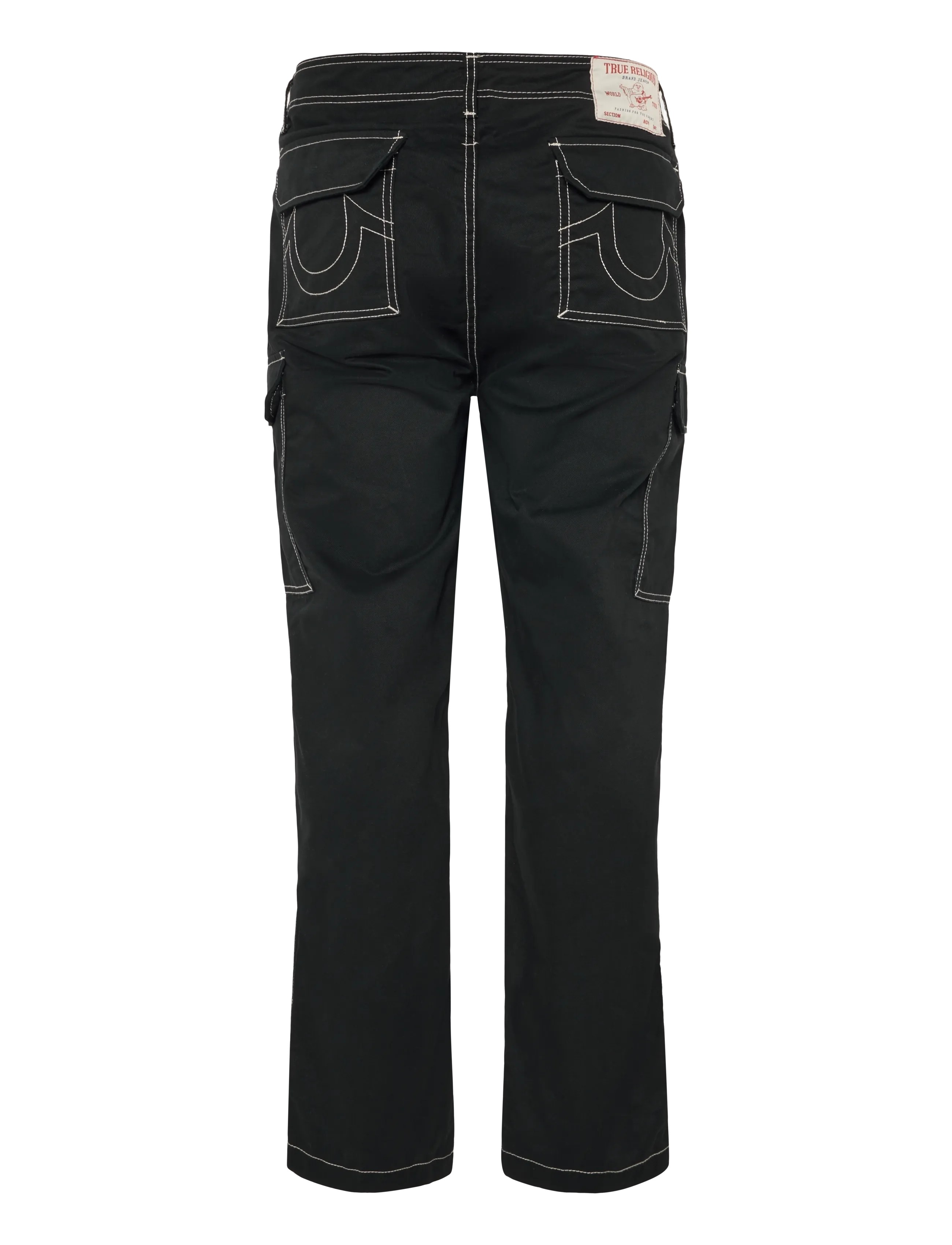 True Religion - CARGO PANTS - jet black - 1