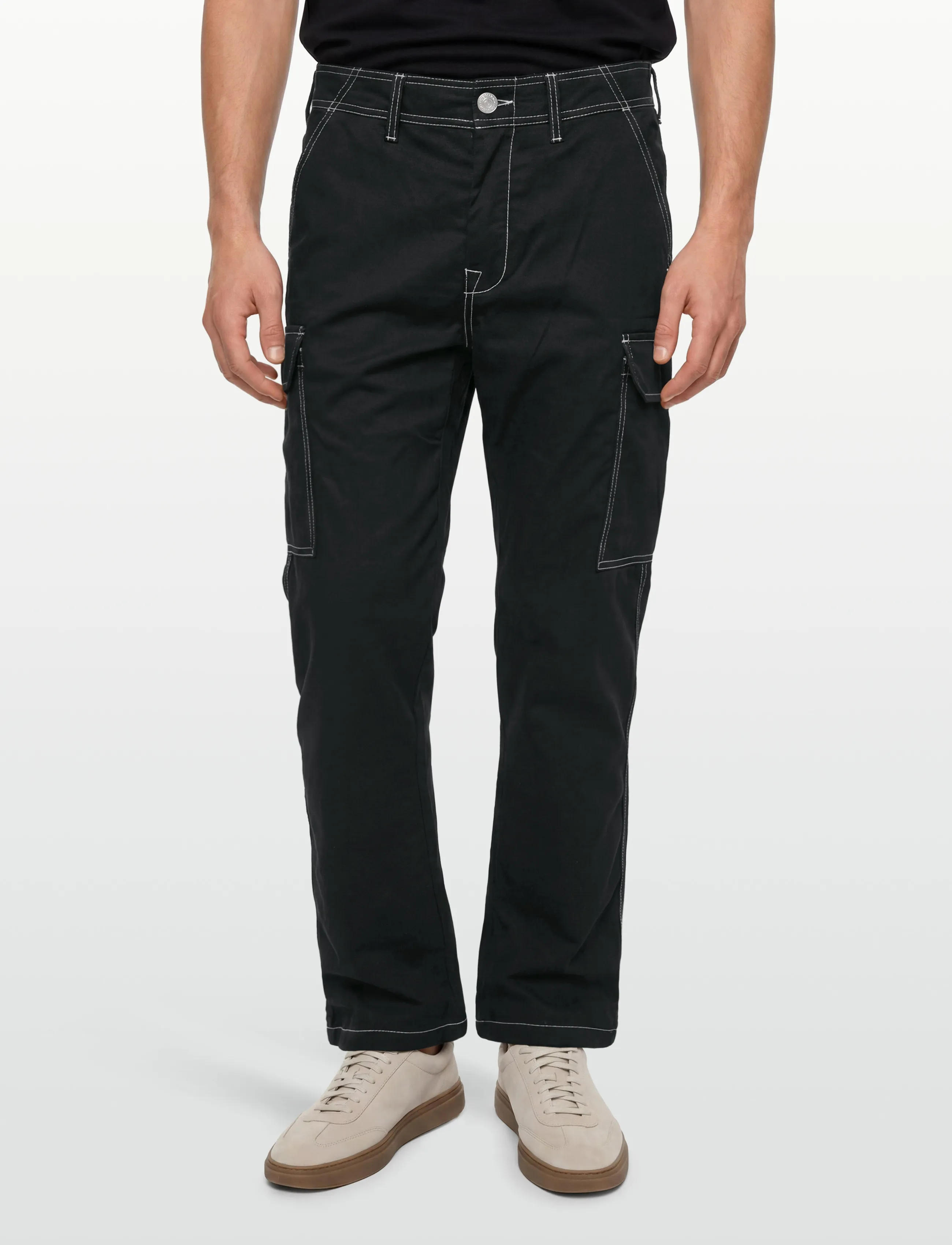 True Religion - CARGO PANTS - cargo pants - jet black - 3