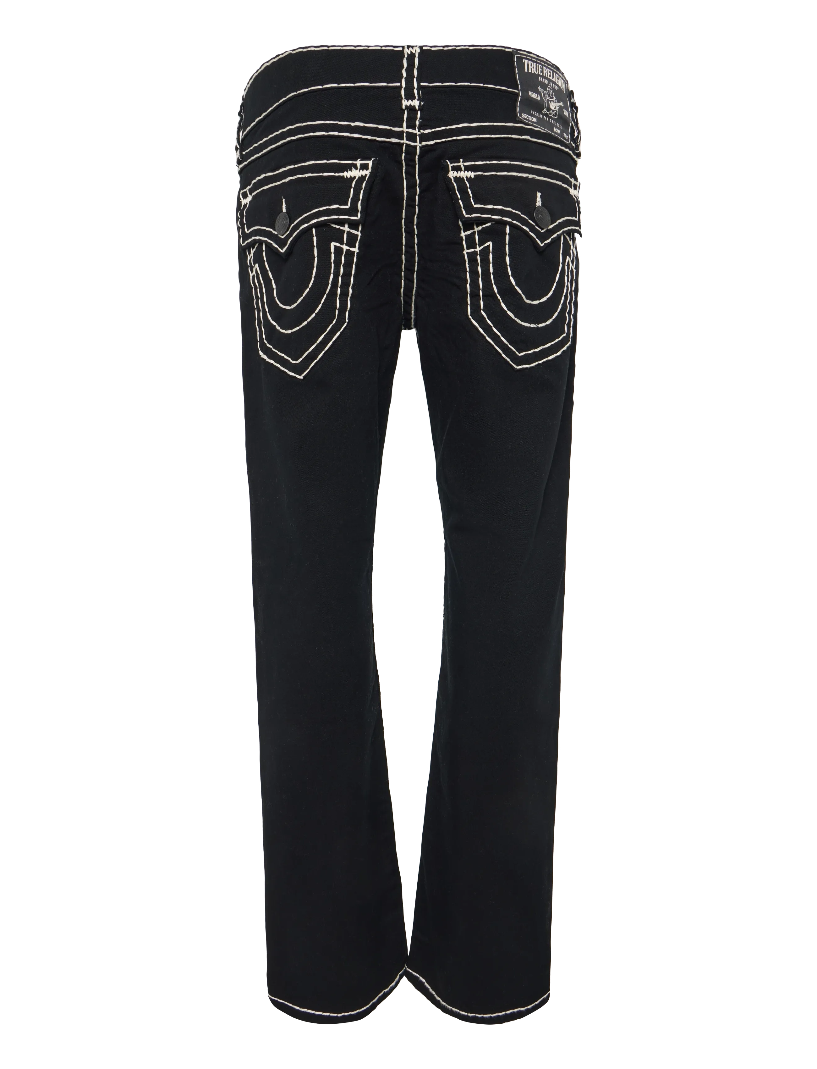 True Religion - BILLY SUPER T FLAP 34 IN - black rinse - 1