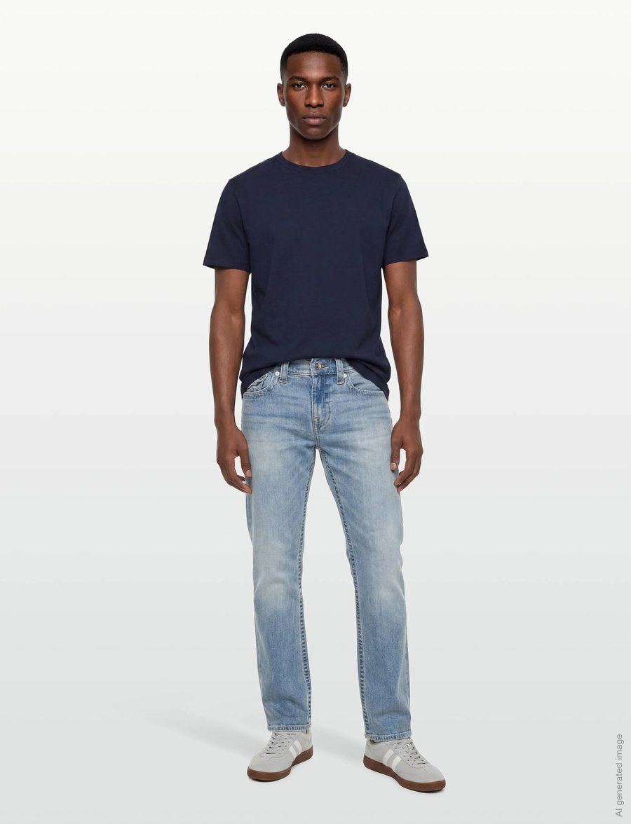 True Religion - RICKY SN FLAP 34 IN - regular jeans - brilliant med wash - 0