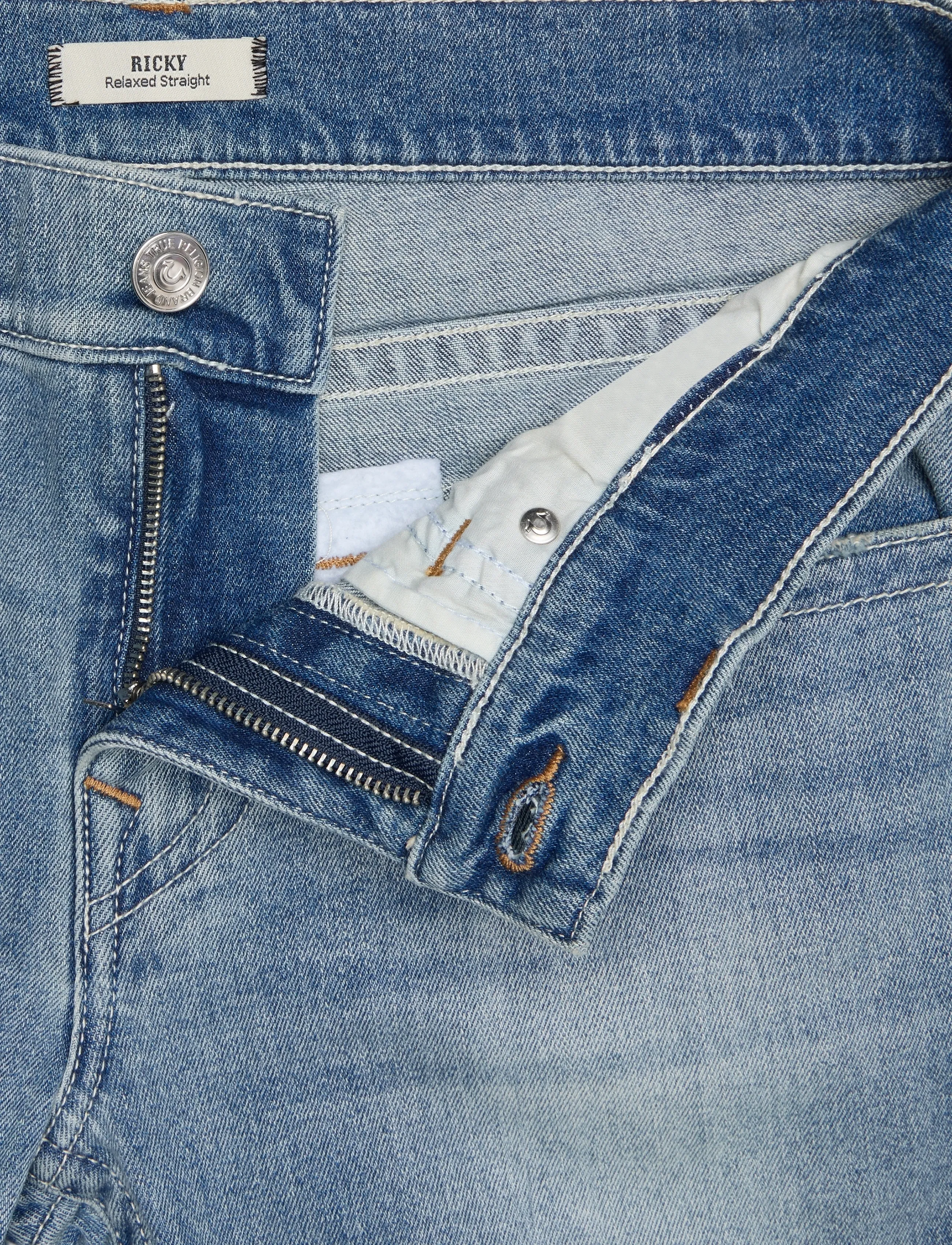 True Religion - RICKY SN FLAP 34 IN - brilliant med wash - 3