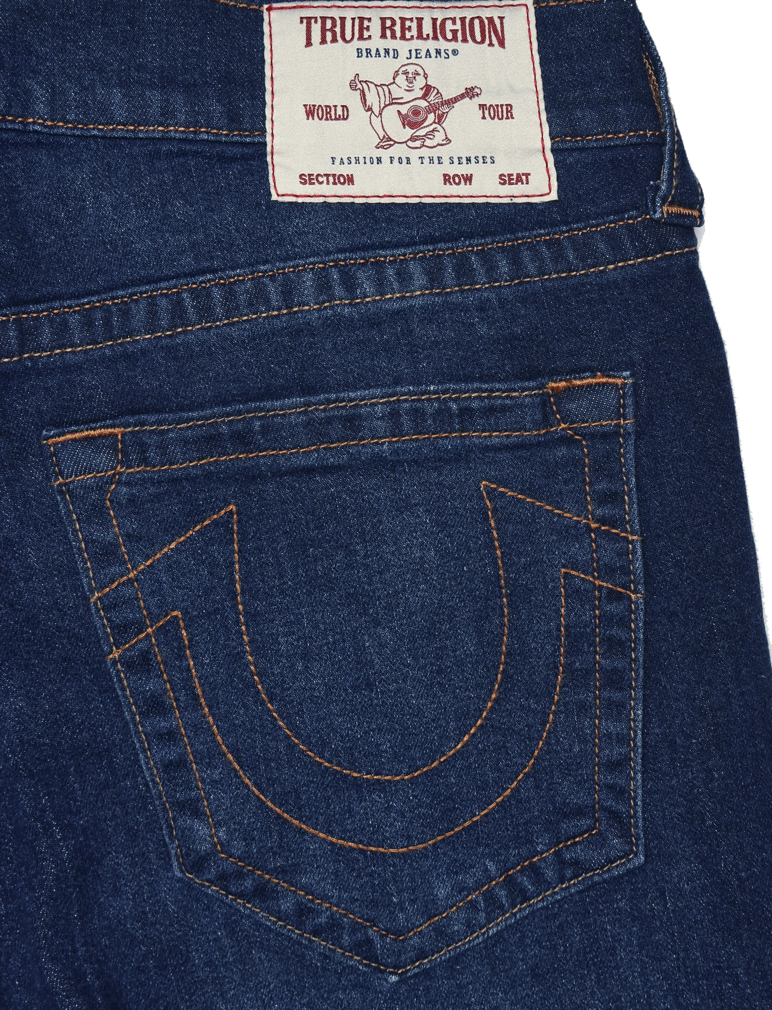 True Religion - ROCCO SN NO FLAP 32 IN - normale jeans - damon dark wash - 4