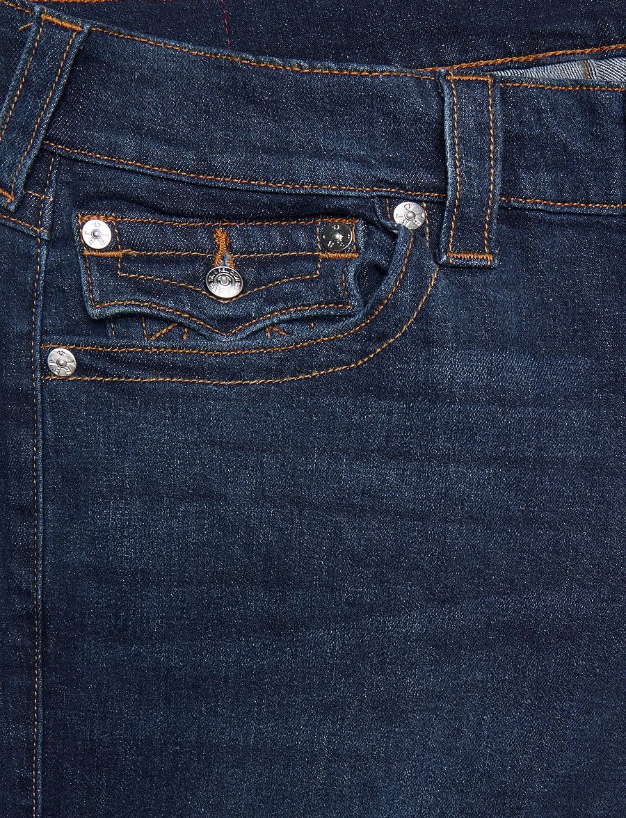 True Religion - BILLY SN FLAP 34 IN - regular piegriezuma džinsa bikses - damon dark wash - 5