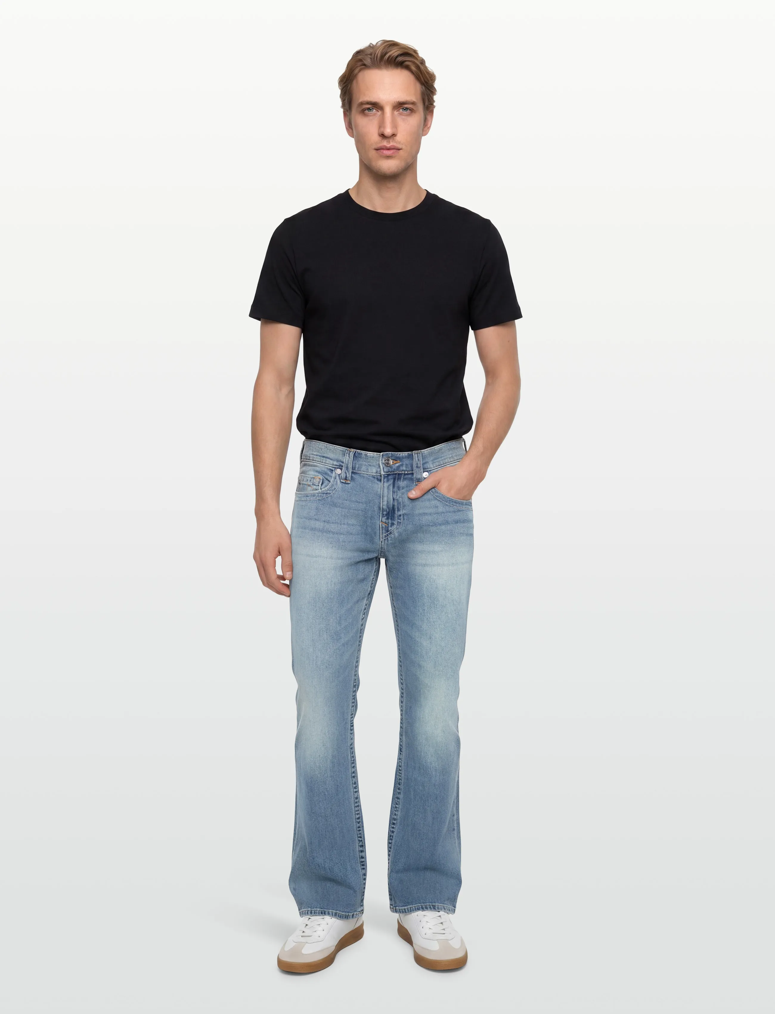 True Religion BILLY SN NO FLAP 24 IN - Loose jeans - BRILLIANT MED WASH / blue