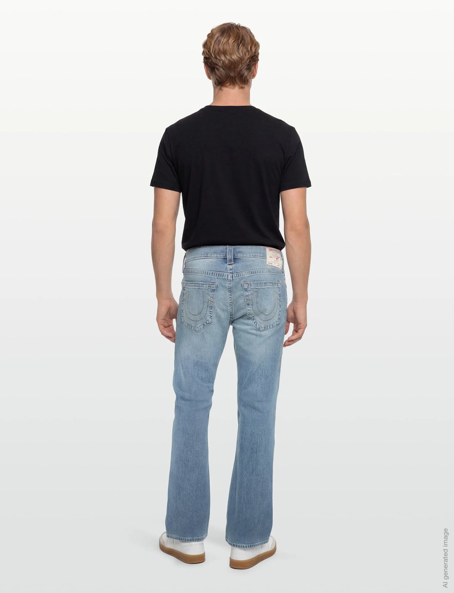 True Religion - BILLY SN NO FLAP 24 IN - alt laienevad teksad - brilliant med wash - 4