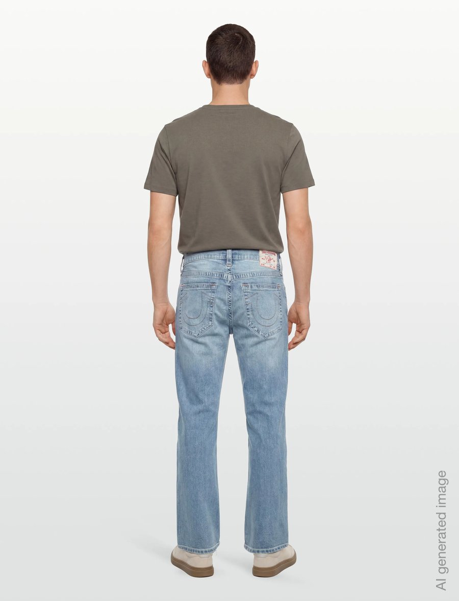 True Religion - BOBBY SN NF 32 INSEAM - weite jeans - brilliant med wash - 4