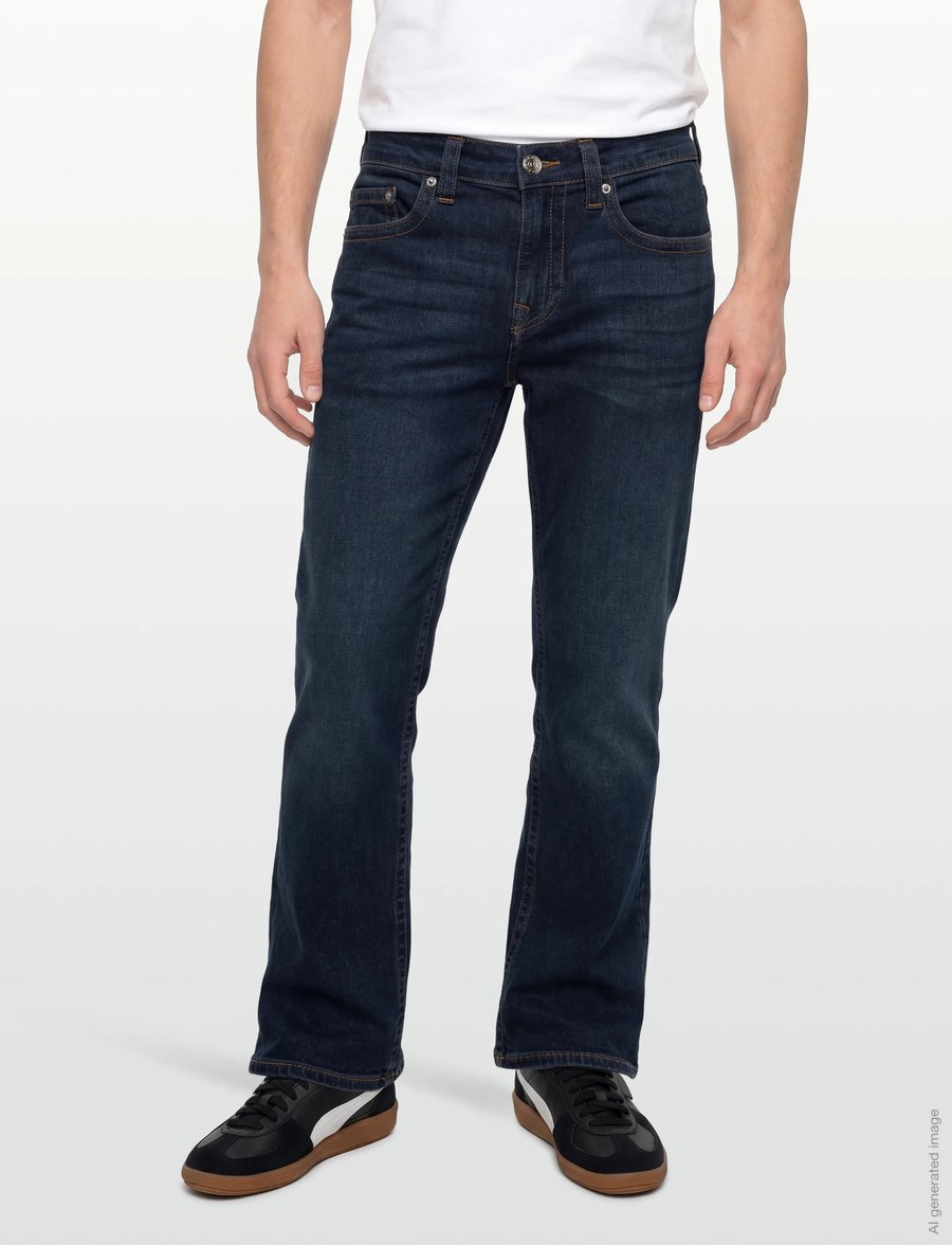 True Religion - BOBBY SN NF 32 INSEAM - weite jeans - damon dark wash - 3