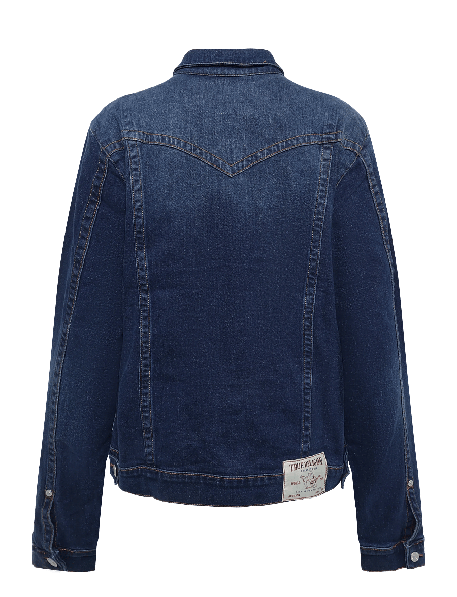 True Religion - SN JIMMY JACKET - voodrita teksatagid - damon dark wash - 1