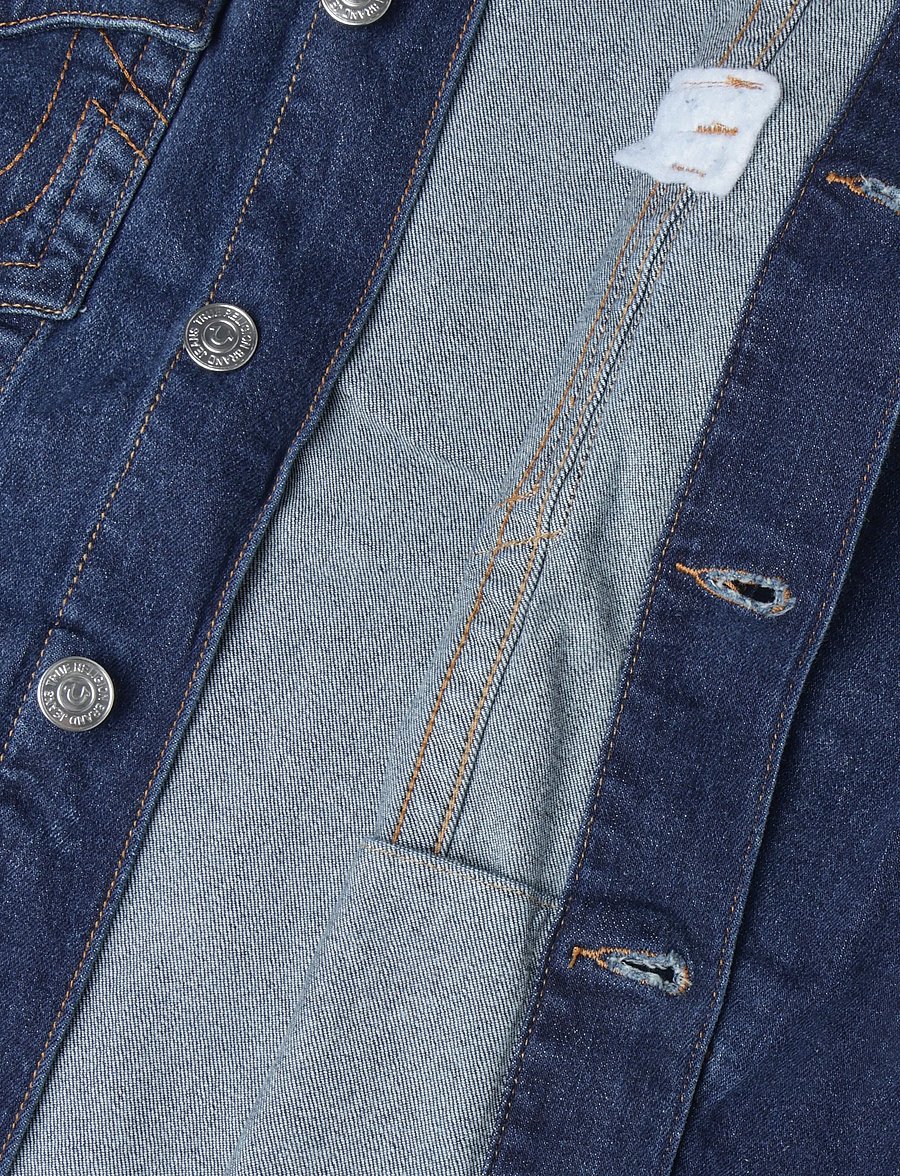 True Religion - SN JIMMY JACKET - voodrita teksatagid - damon dark wash - 4