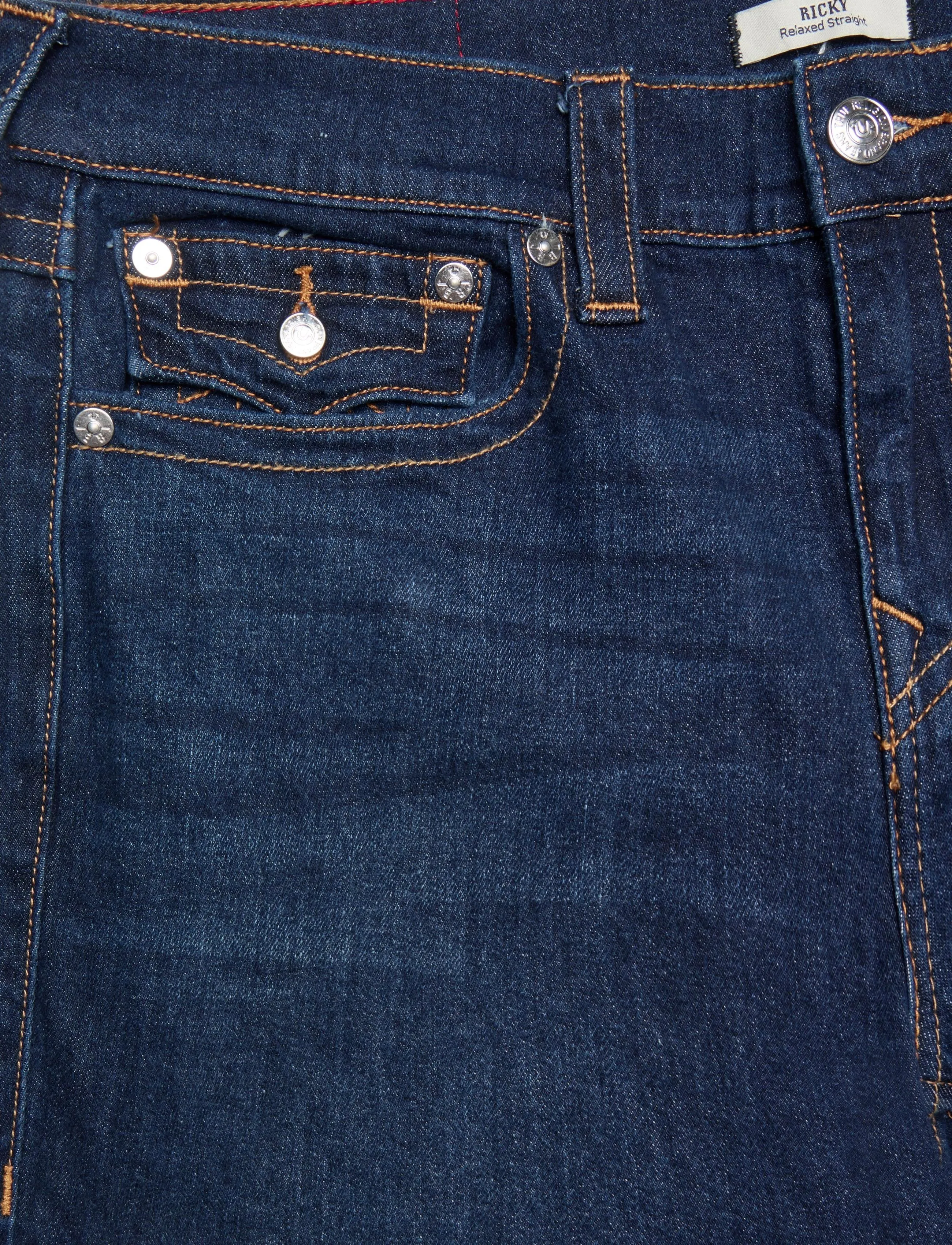 True Religion - RICKY SN FLAP 32 IN - damon dark wash - 2