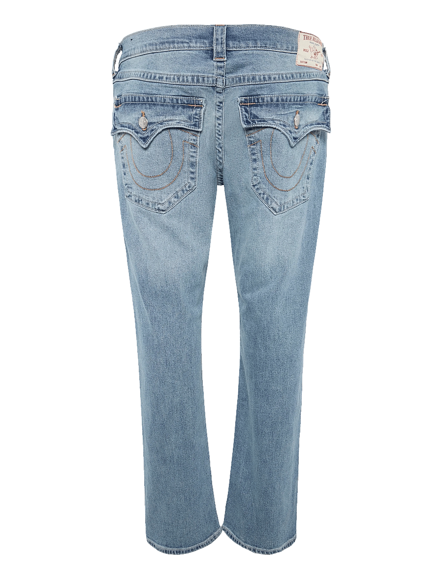 True Religion - RICKY SN FLAP 32 IN - weite jeans - brilliant med wash - 2