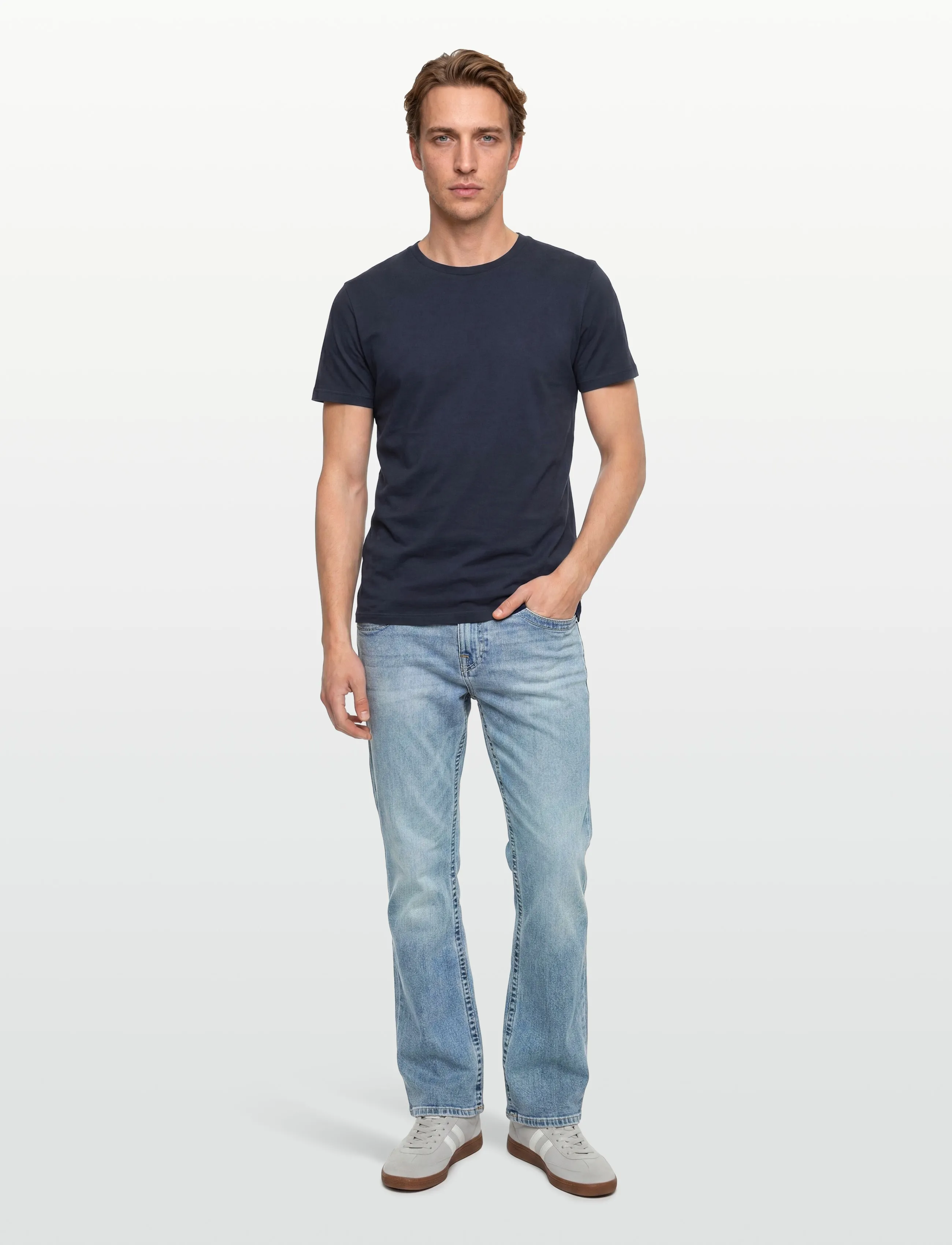 True Religion Ricky Sn Flap 32 In, 32, Jeans, Blau - Relaxed, Männerswear