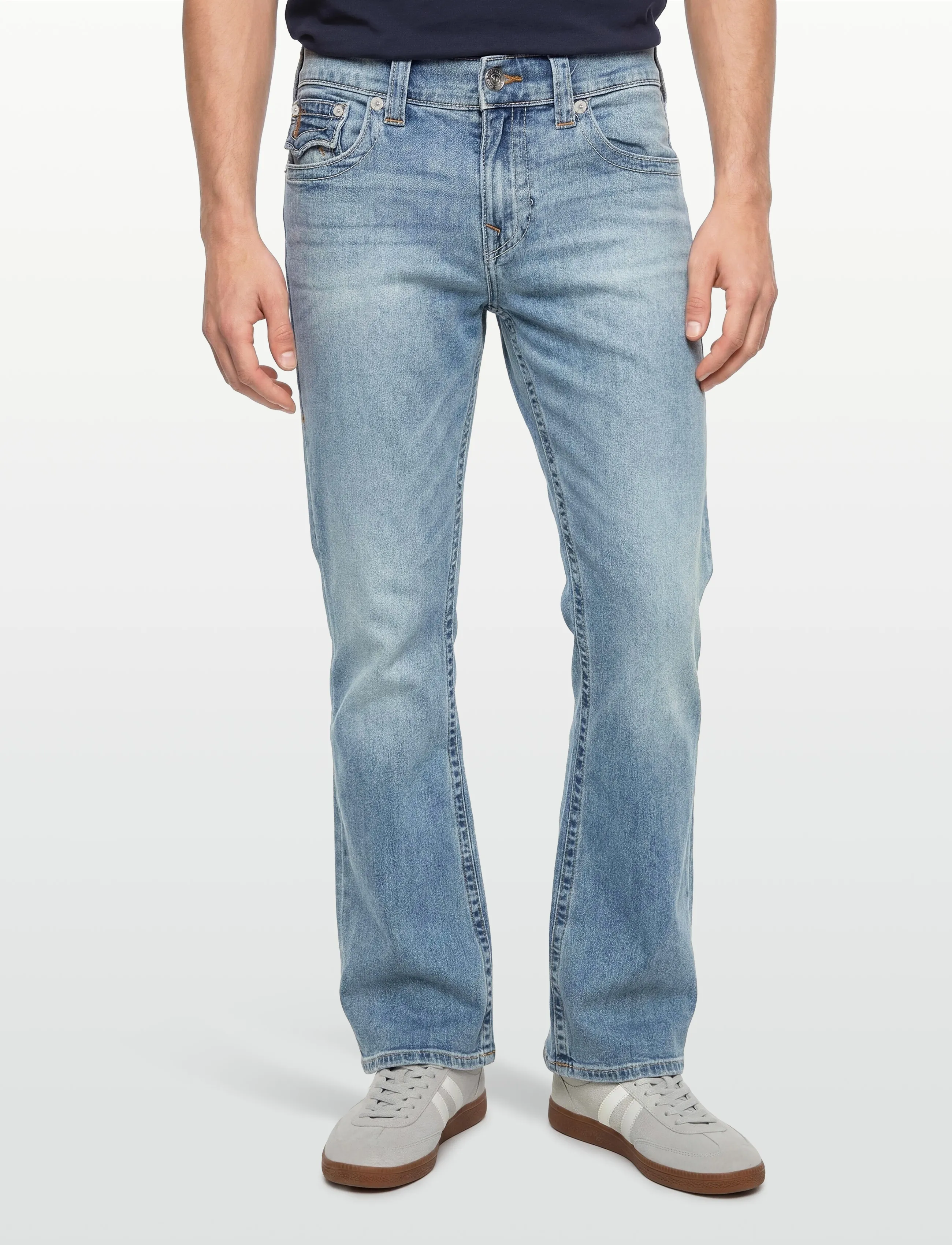 True Religion - RICKY SN FLAP 32 IN - weite jeans - brilliant med wash - 3