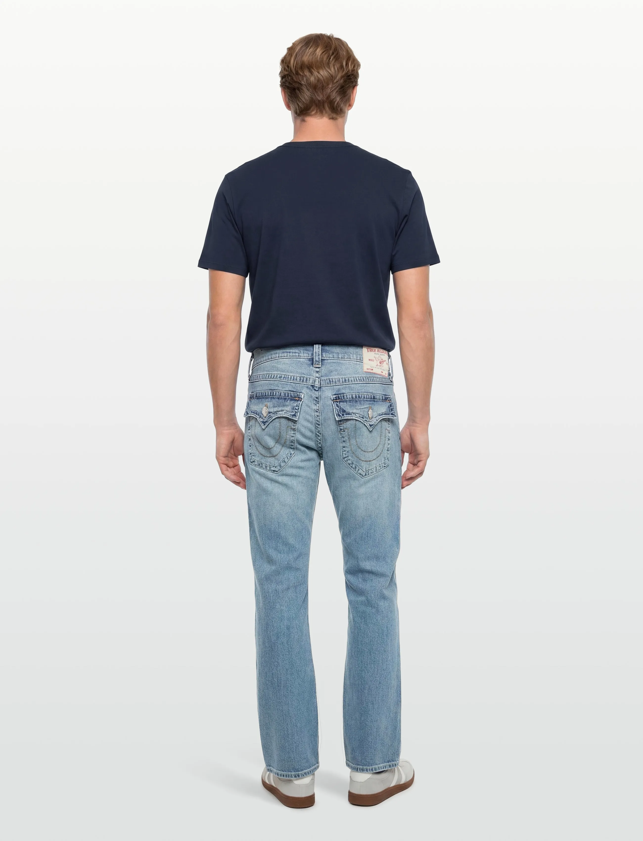 True Religion - RICKY SN FLAP 32 IN - weite jeans - brilliant med wash - 4