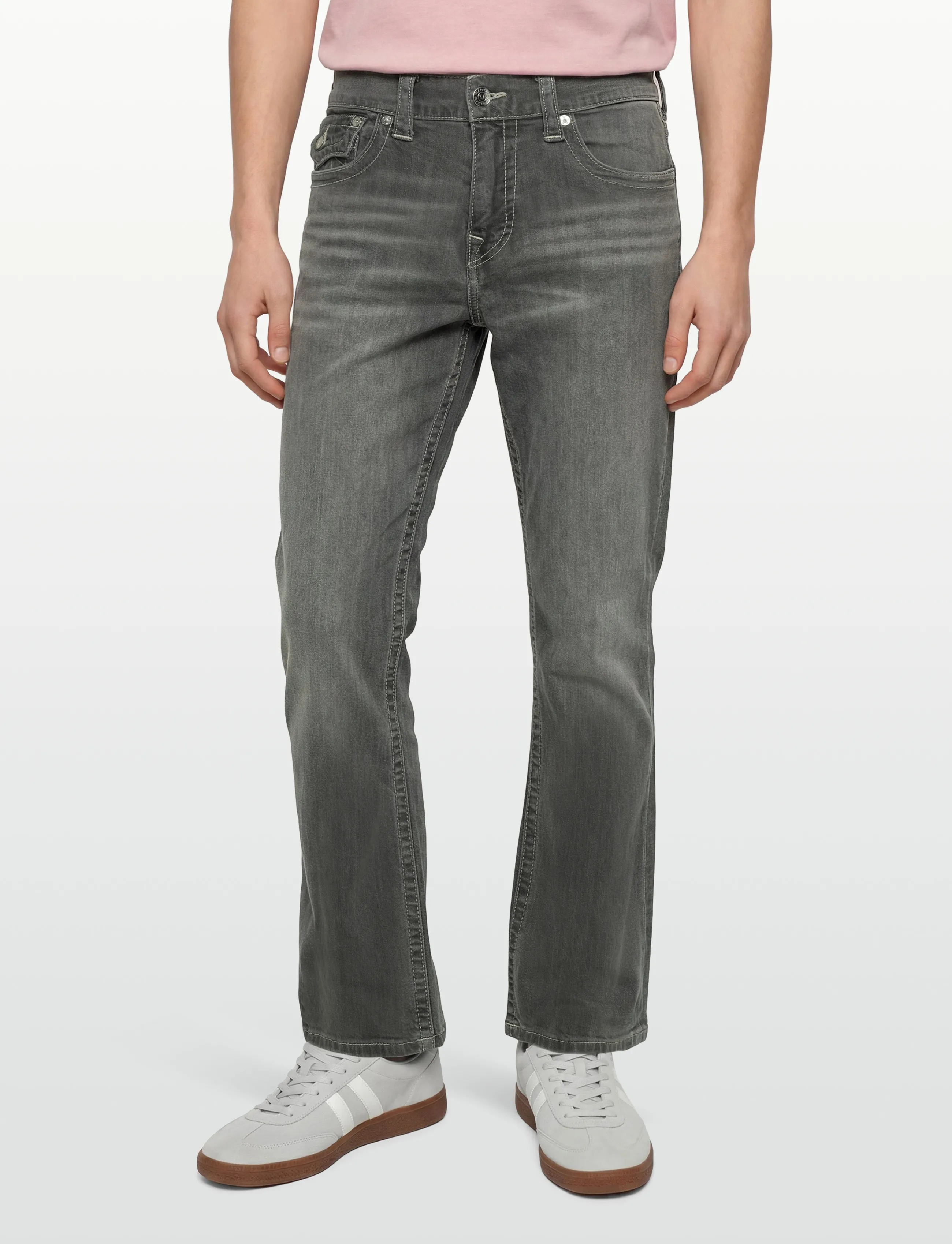 True Religion - RICKY SN FLAP 32 IN - suorat farkut - chalk grey wash - 3