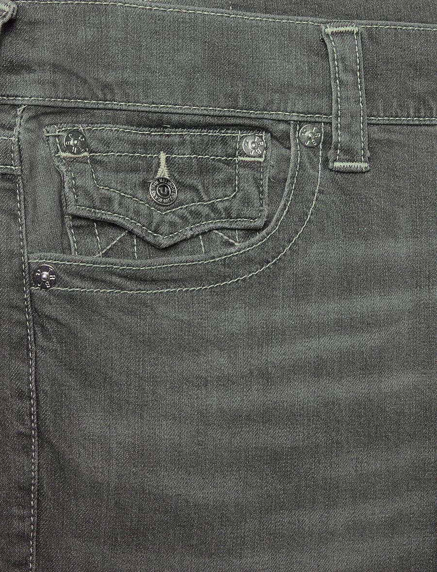 True Religion - RICKY SN FLAP 32 IN - regular jeans - chalk grey wash - 5