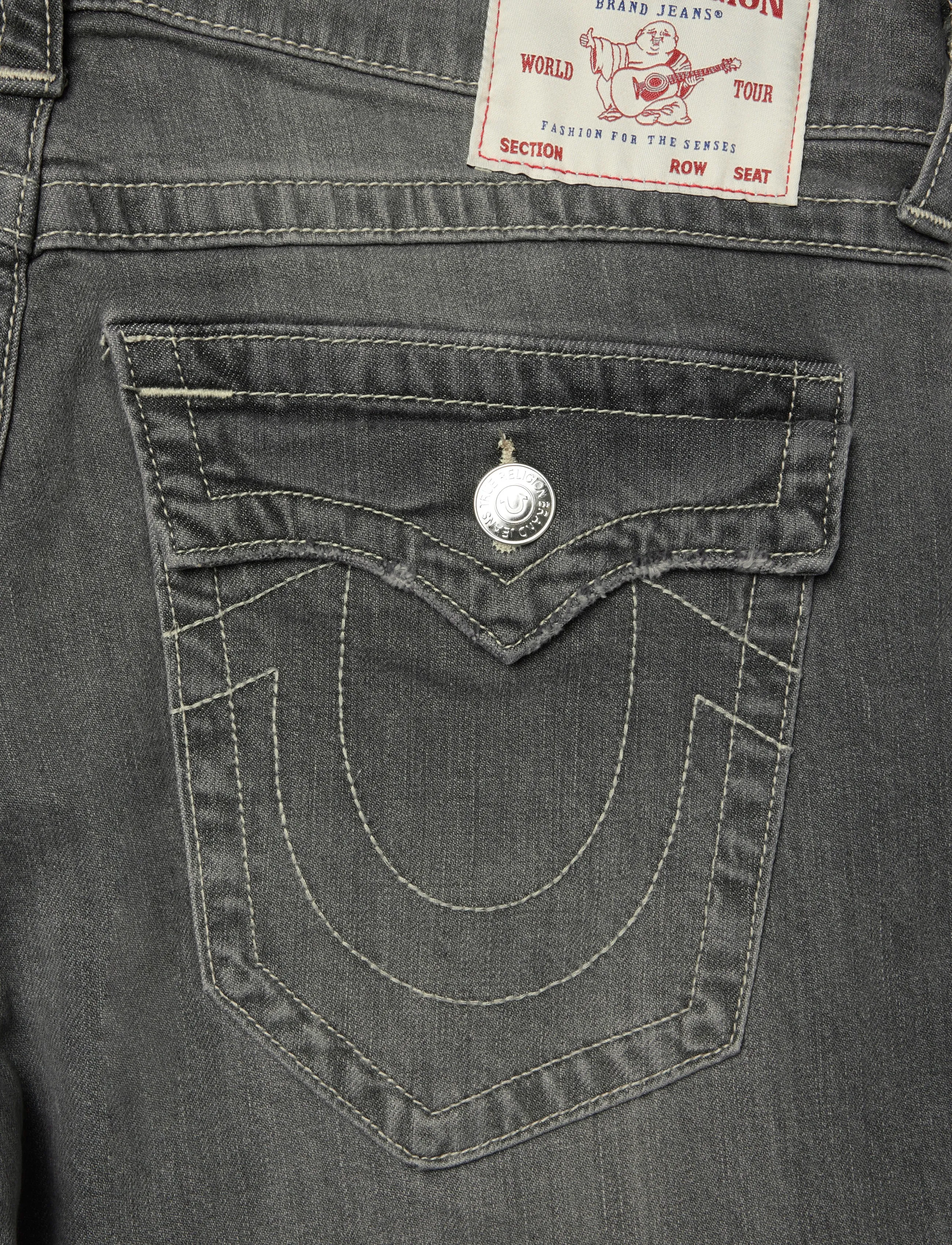 True Religion - RICKY SN FLAP 32 IN - chalk grey wash - 4