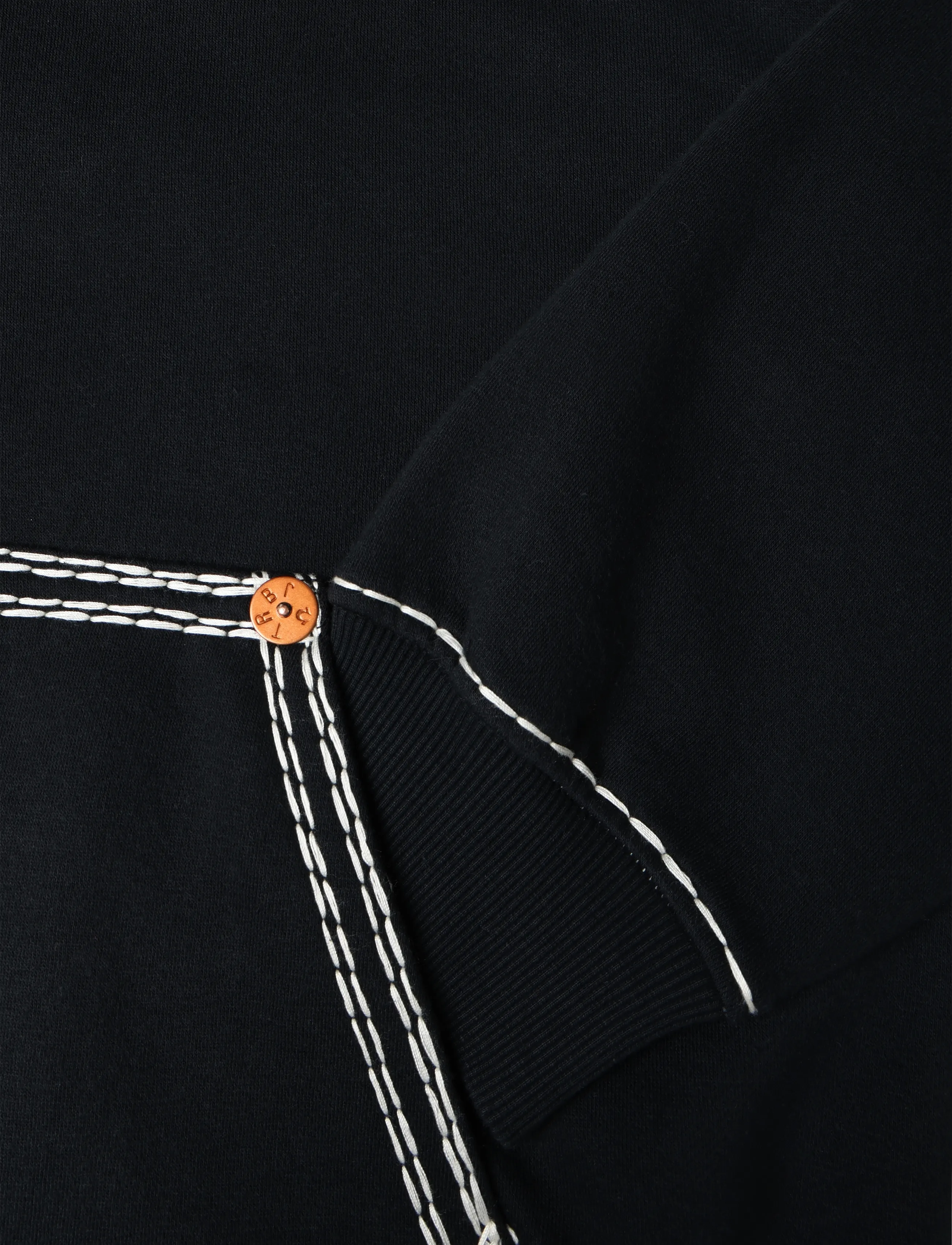 True Religion - SUPER QT CINCHED ZIP UP HOODIE - hættetrøjer - black - 3