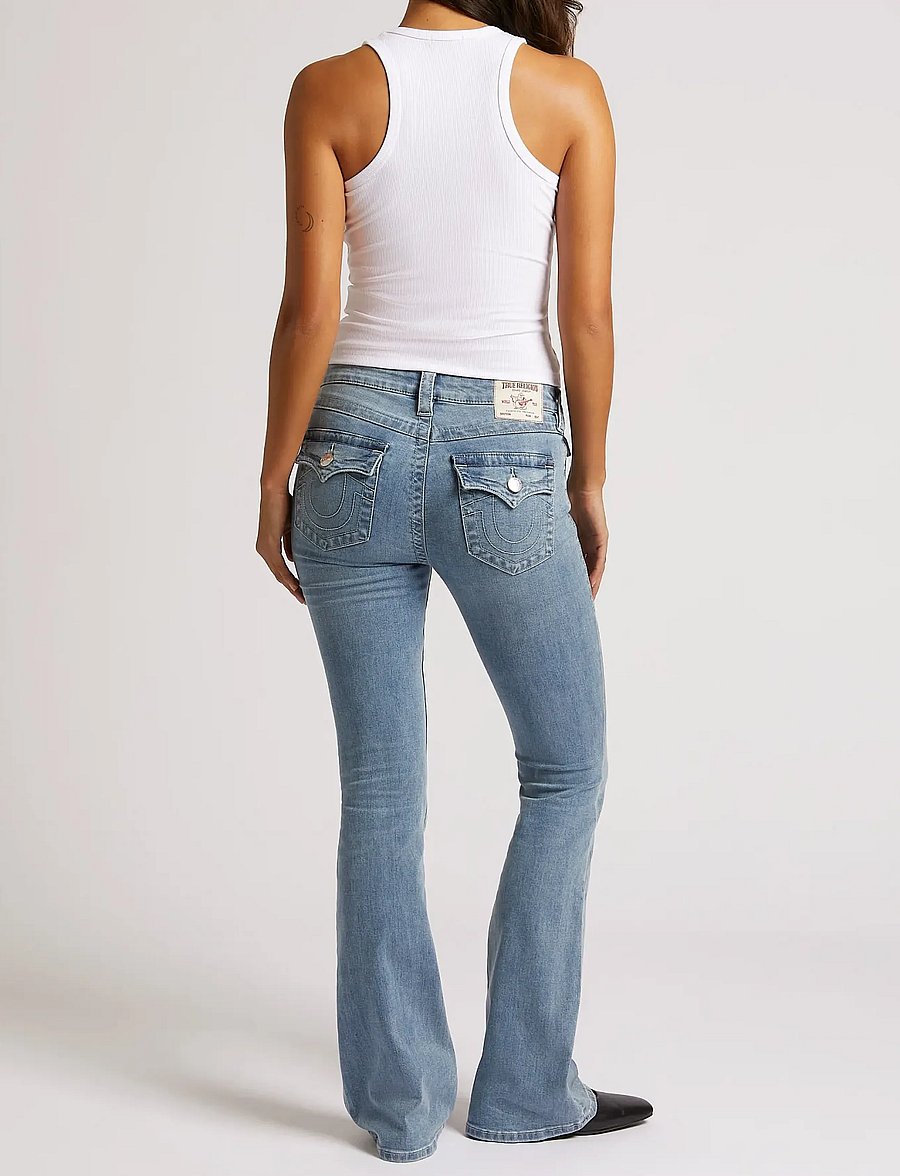 True Religion - BECCA MID RISE BOOT CUT FLAP - kāju galiem - peak spot - 5