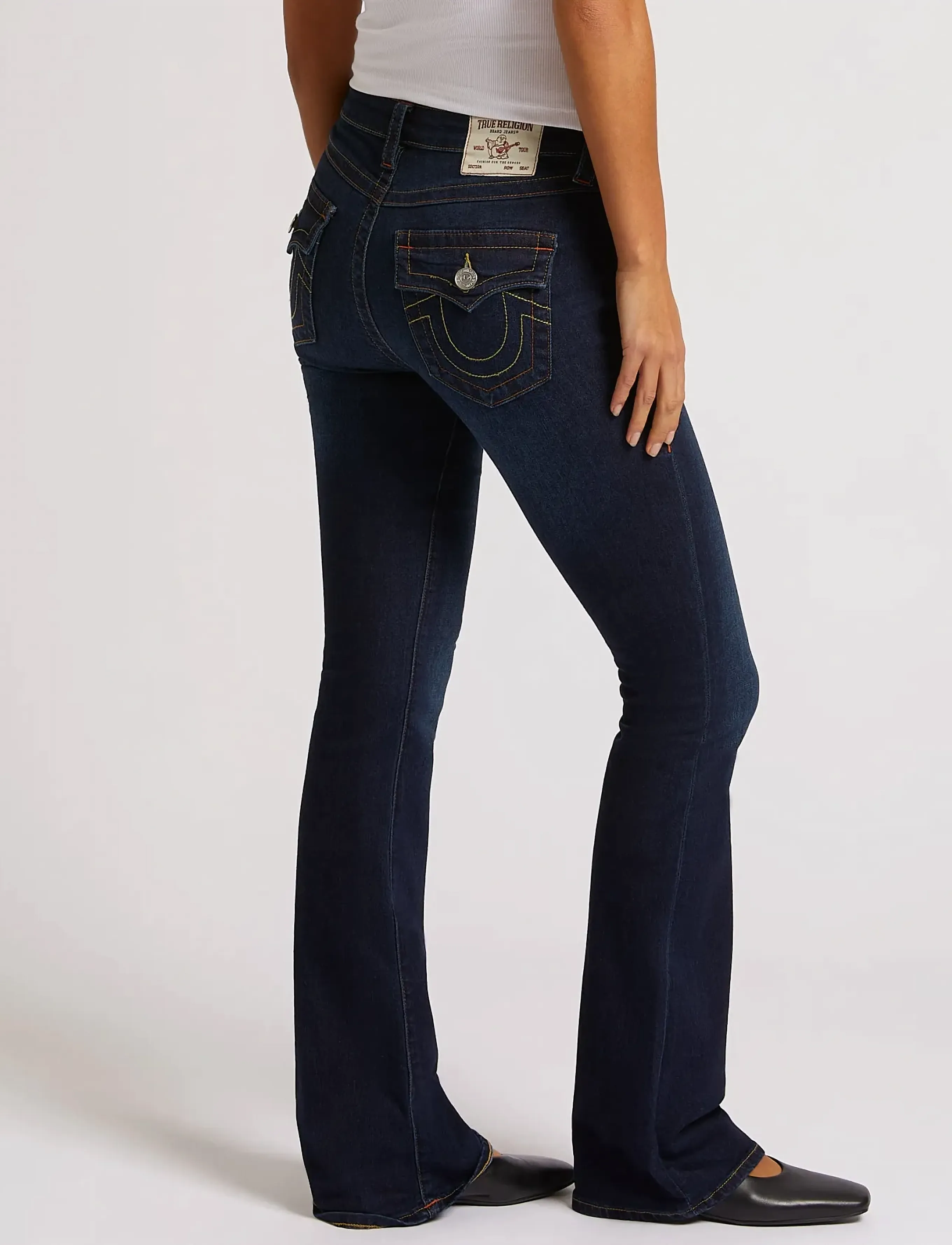 True Religion - BECCA MID RISE BOOT CUT FLAP - bootcut jeans - muddy waters - 5