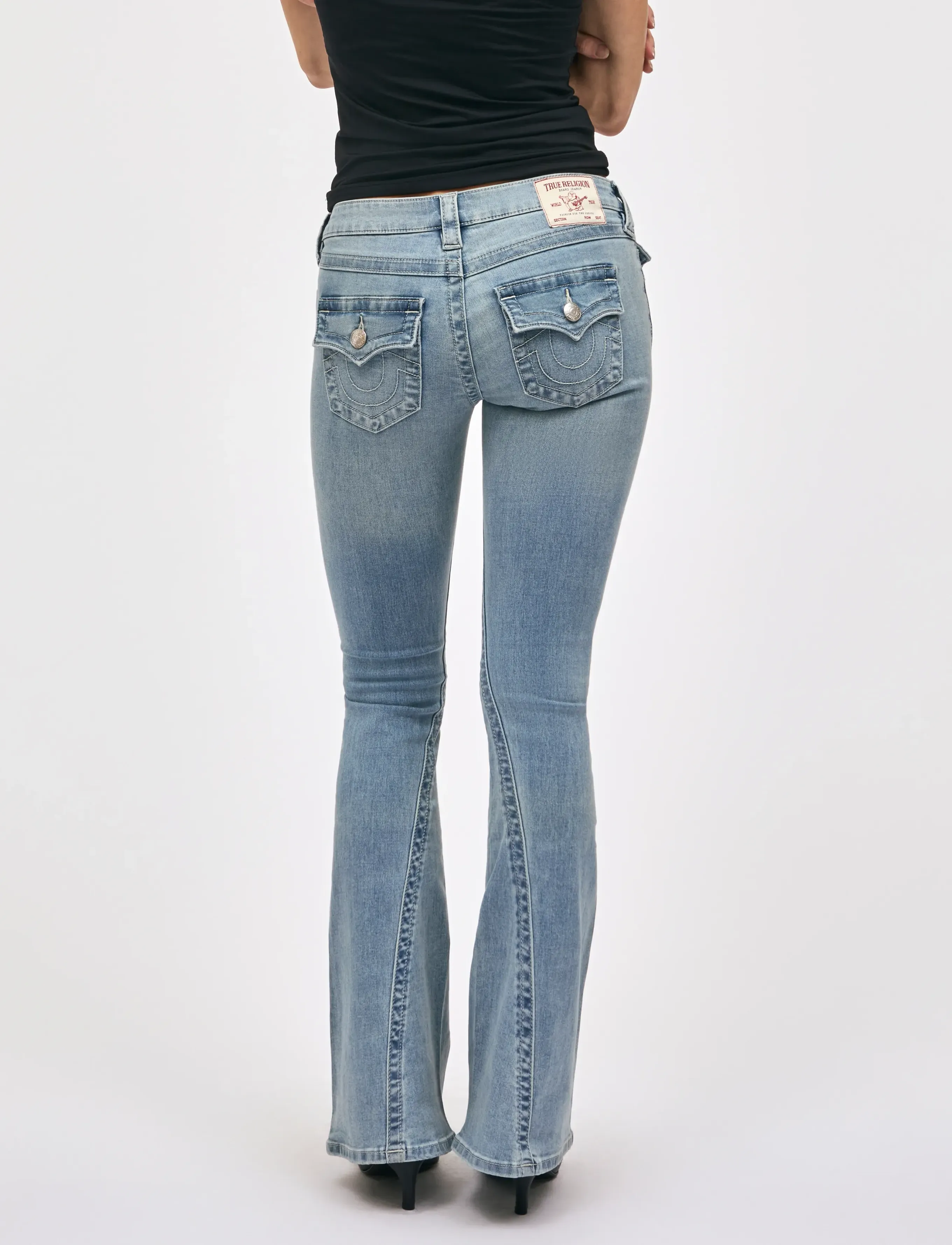 True Religion - JOEY LOW RISE FLARE - schlaghosen - peak spot - 5