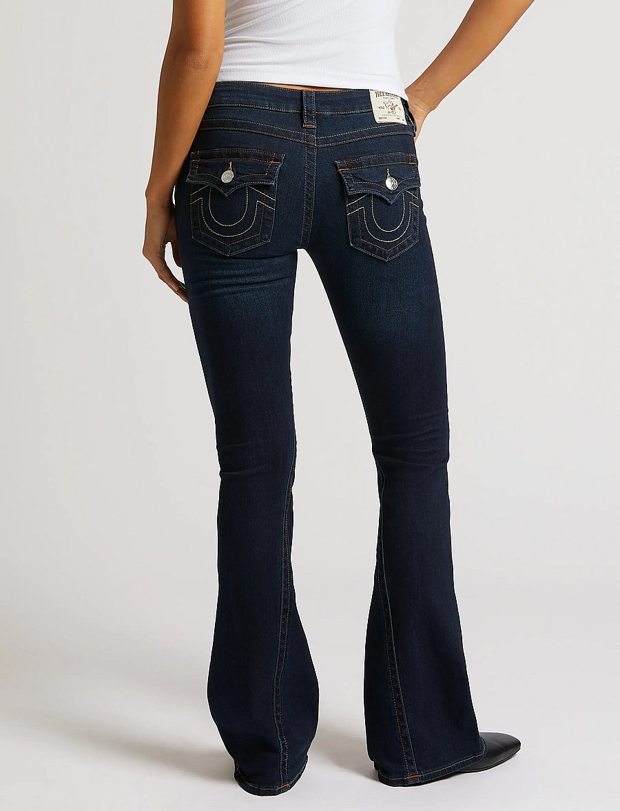 True Religion - JOEY LOW RISE FLARE - schlaghosen - muddy waters - 5