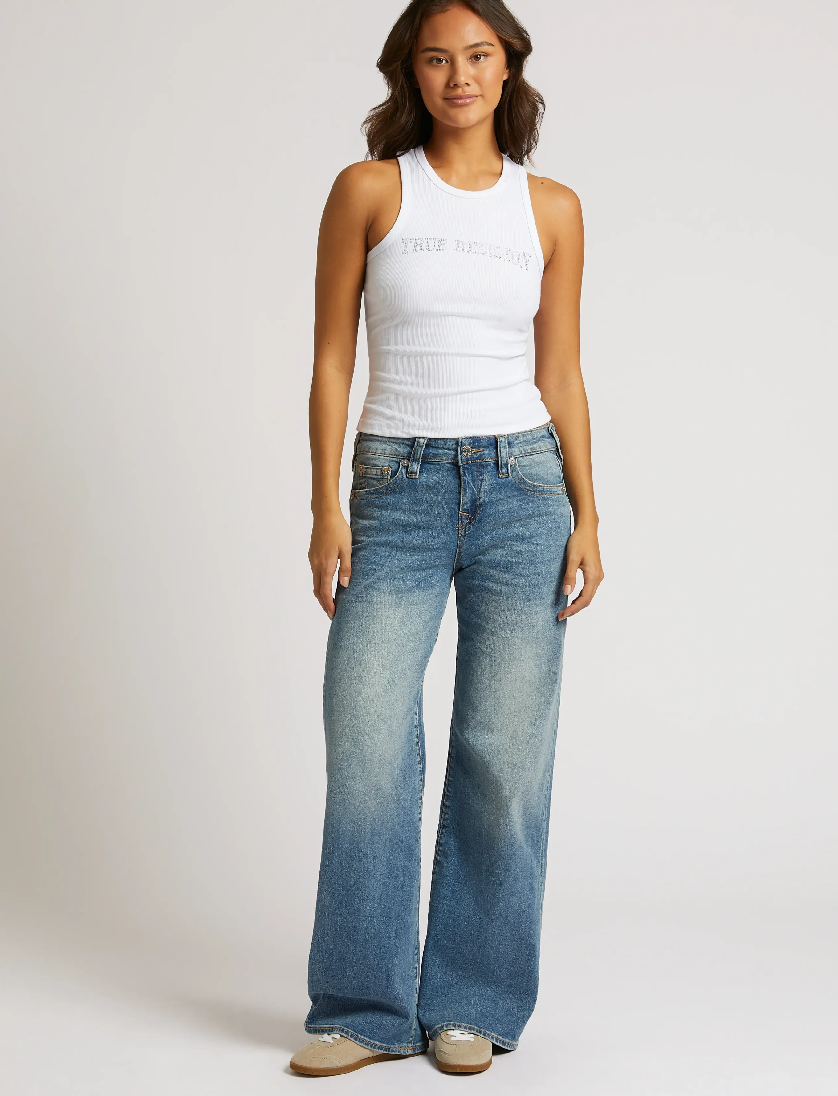 True Religion BOBBI BAGGY JEAN - Kleidung - MEDIUM WASH / blue