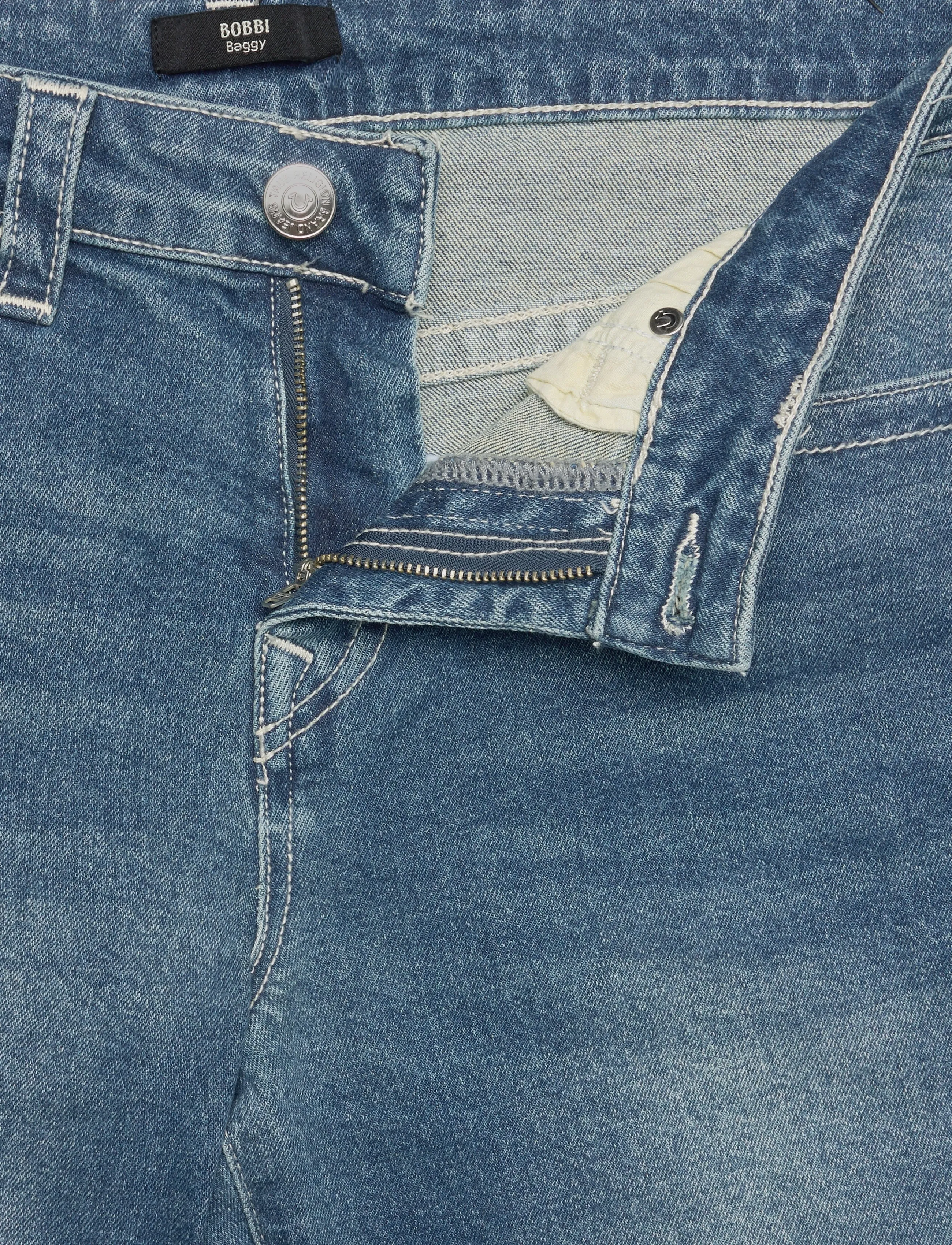 True Religion - BOBBI BAGGY JEAN - hosen mit weitem bein - dark wash - 3