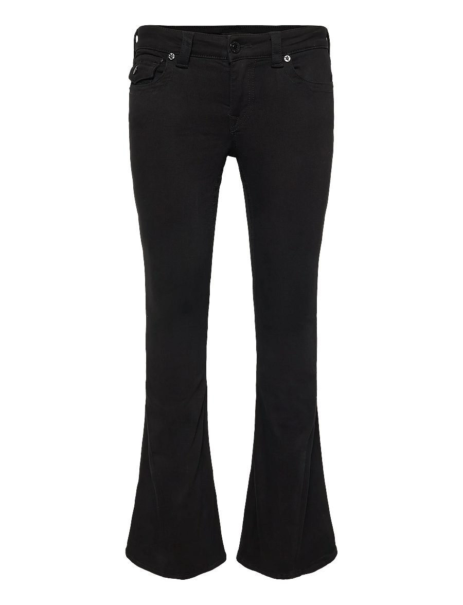 True Religion - JOEY LOW RISE FLARE - schlaghosen - black body rinse - 0